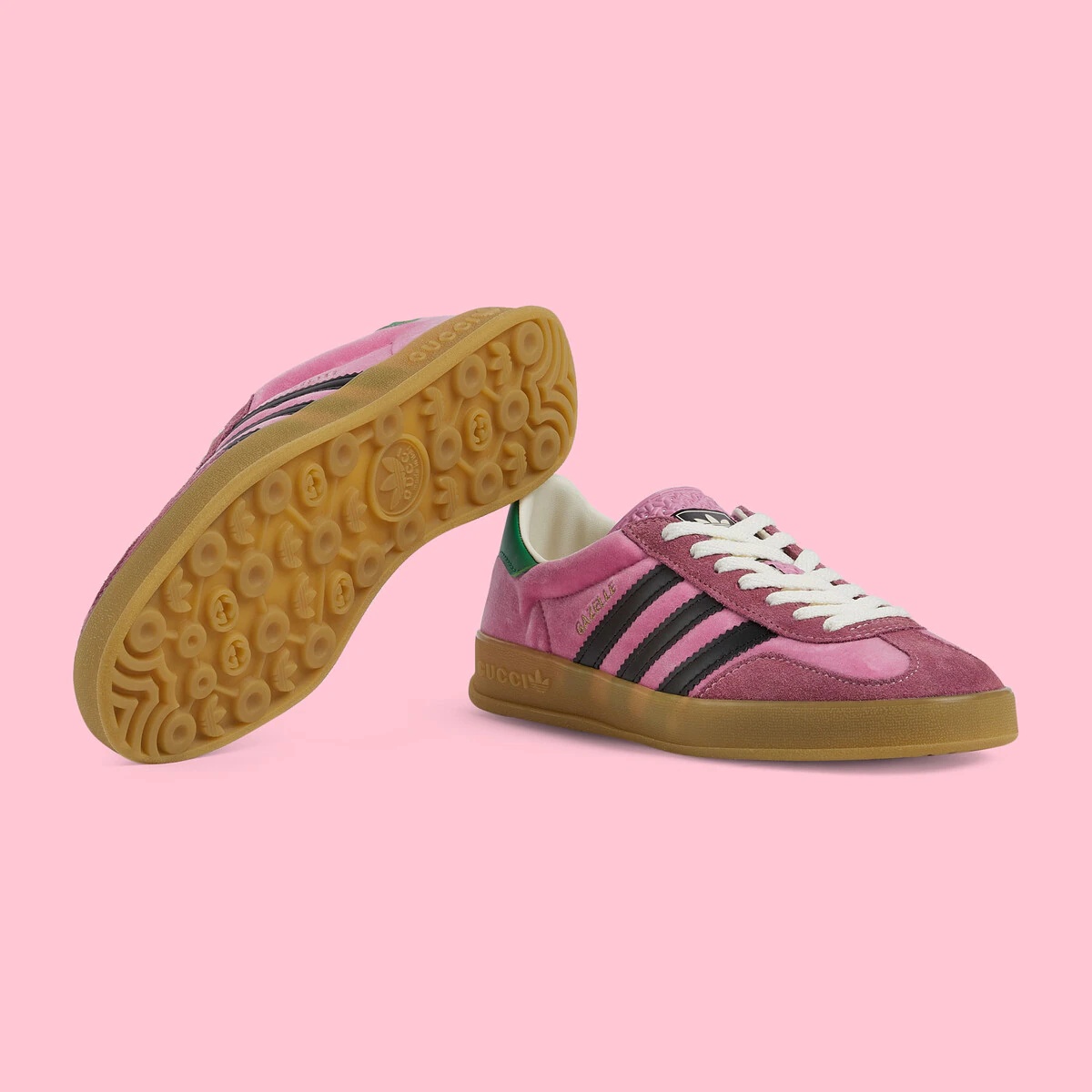 GUCCI adidas x Gucci women's Gazelle sneaker | REVERSIBLE