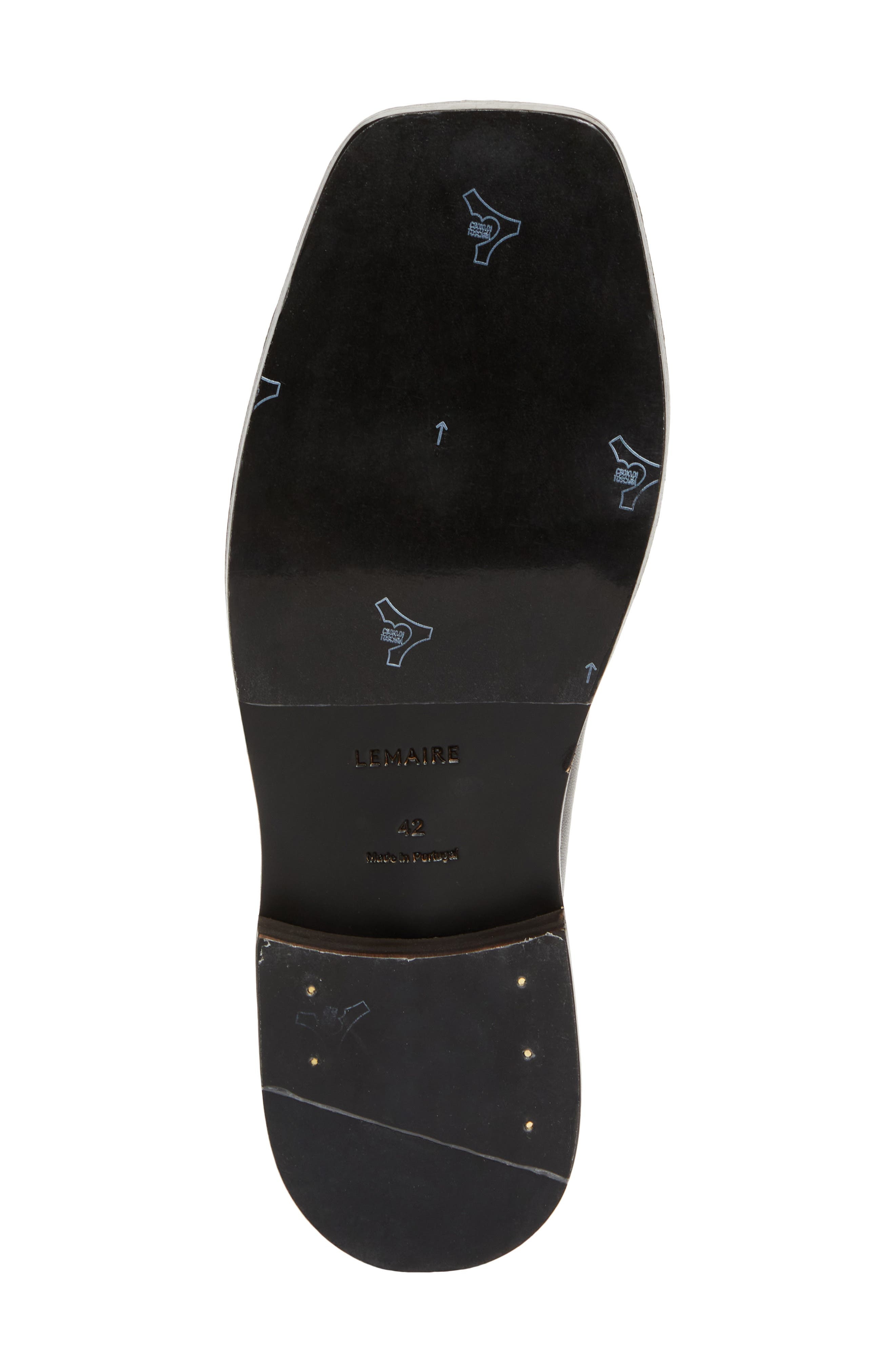 Lemaire Flat Piped Slippers Slip-On in Dark Chocolate Br490 at Nordstrom - 7