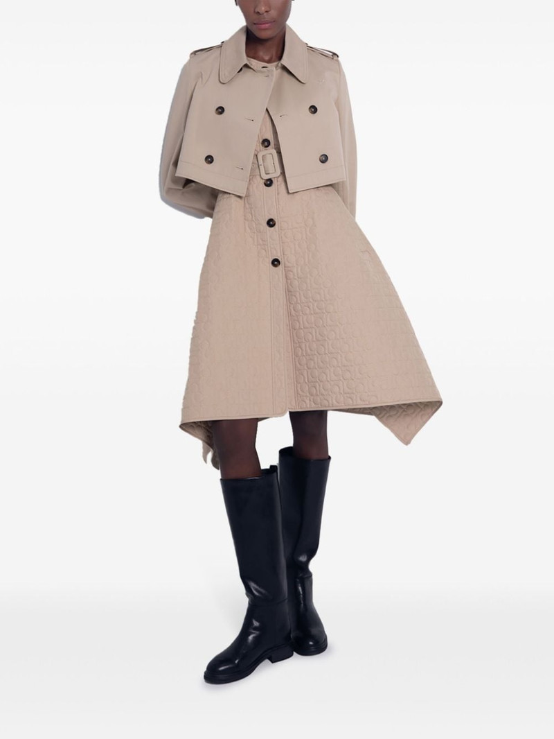 Ports 1961 cropped trench coat outlook