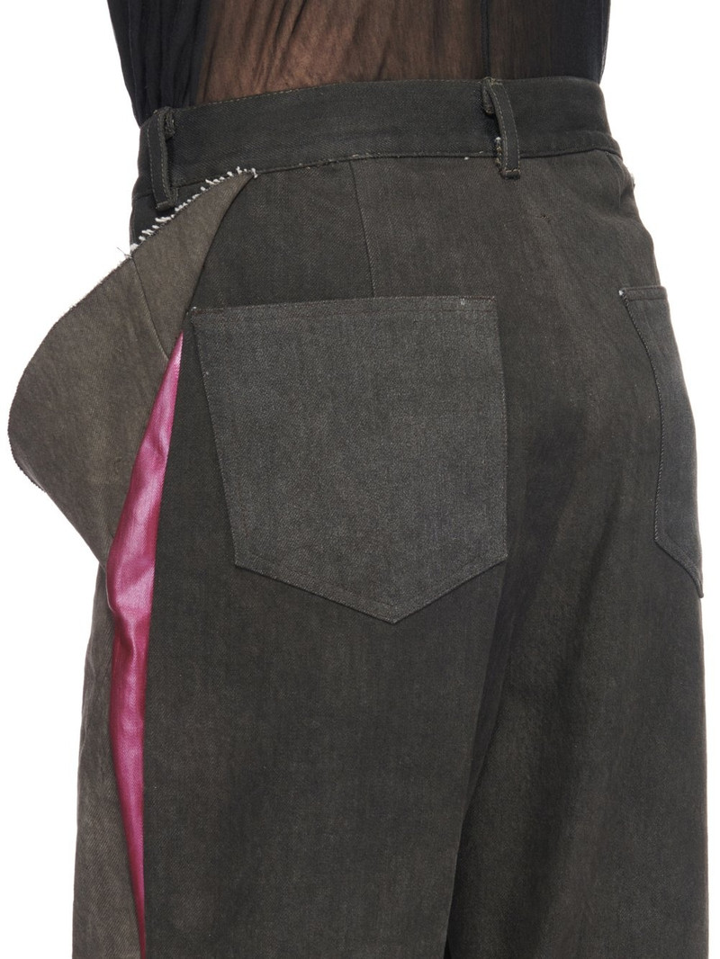 Slivered floor-length bootcut jeans 5