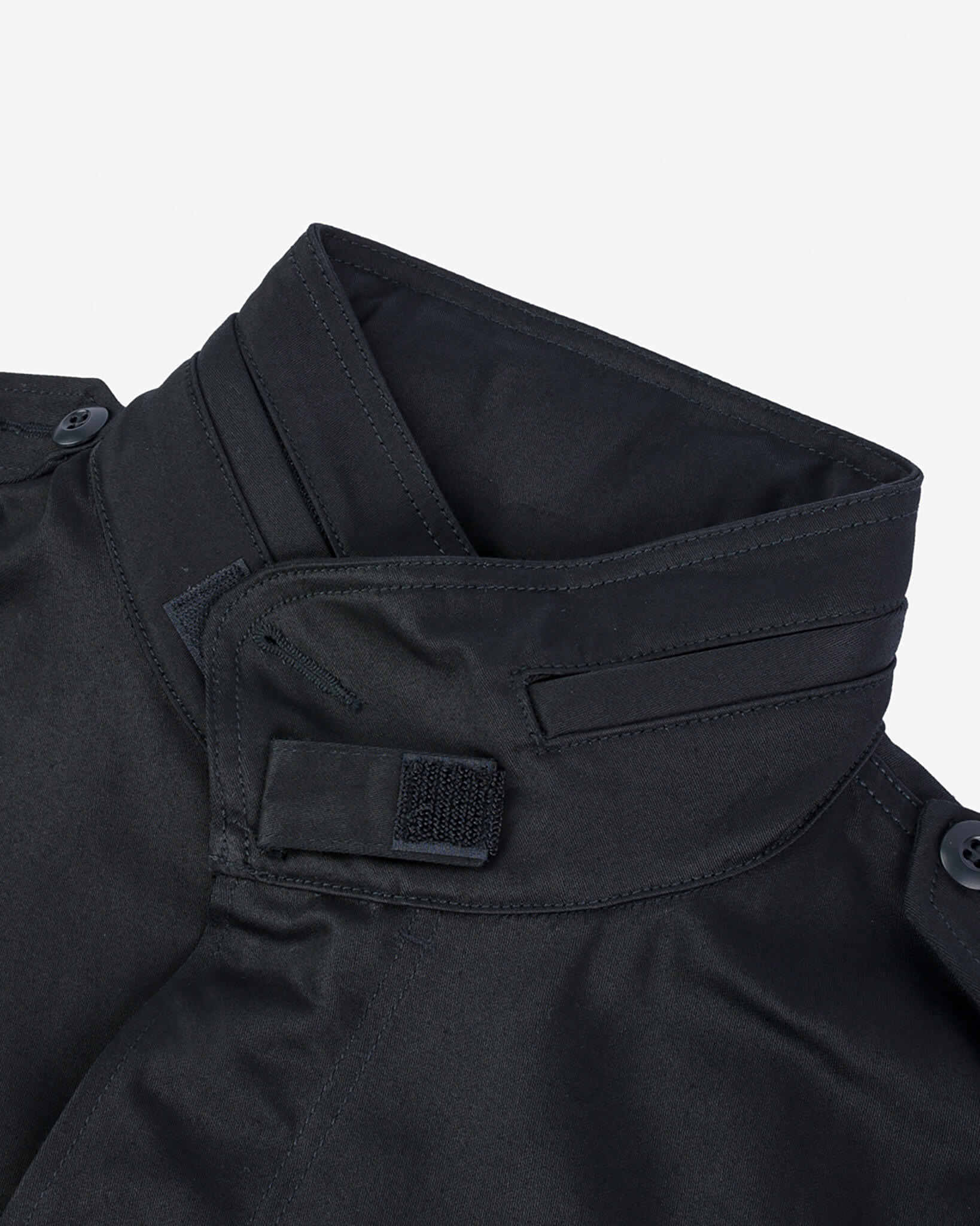 IHM-27-BLK Sateen M65 Field Jacket - Black - 7