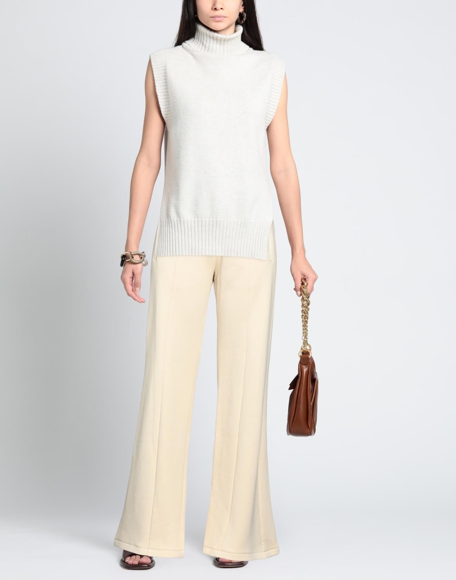 Beige Women's Casual Pants - 2
