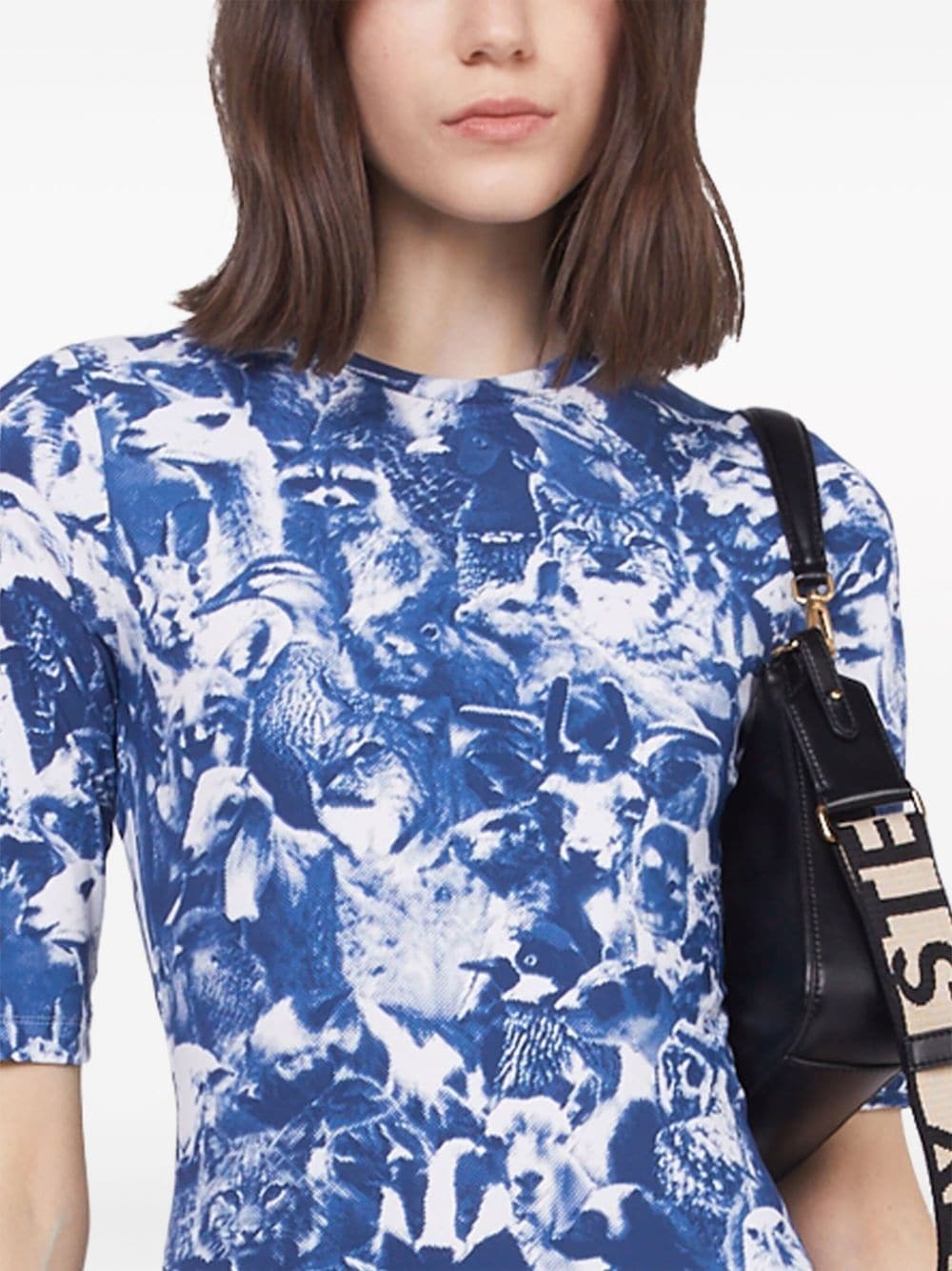 Animal Forest-print minidress - 4