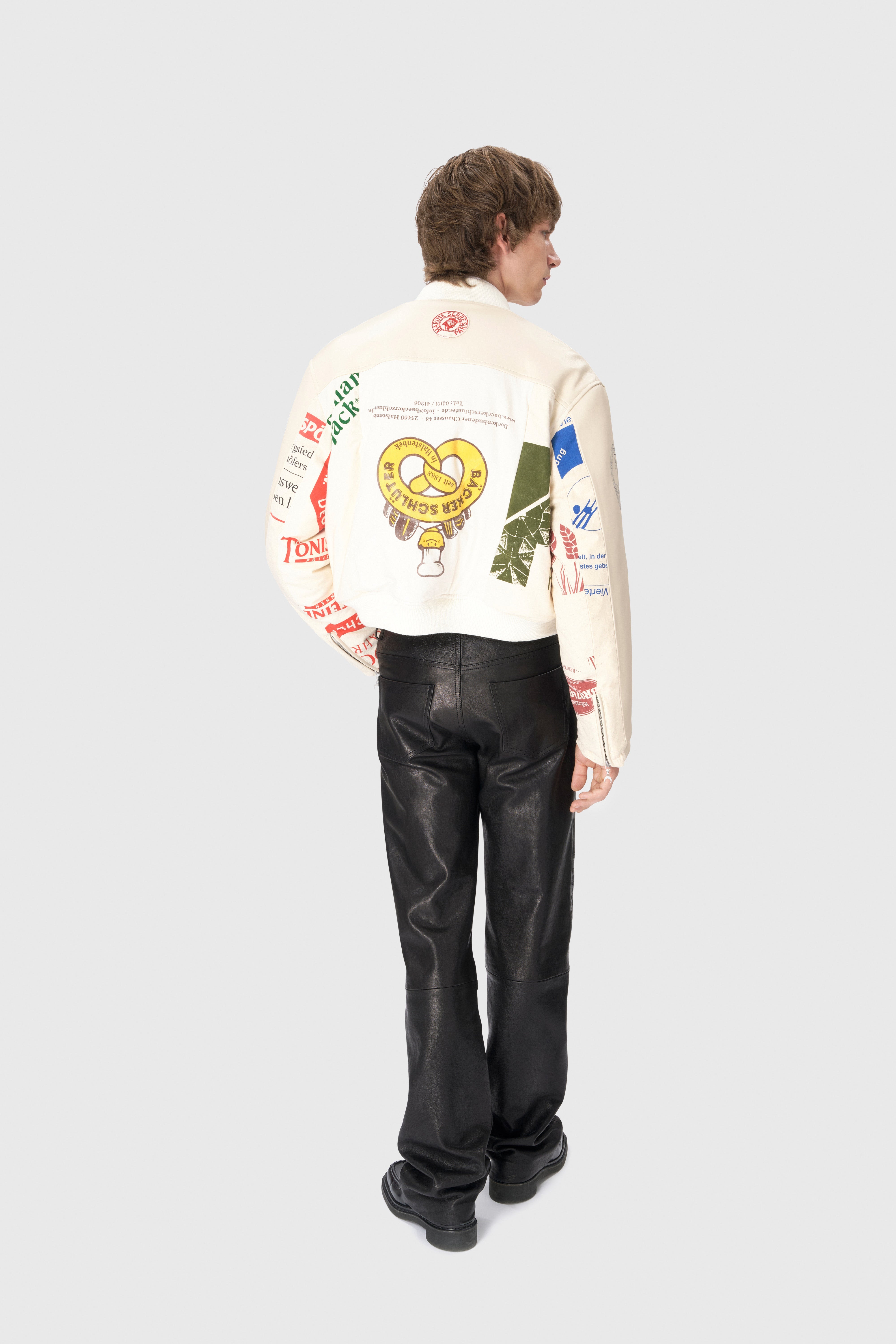 Regenerated Tote Bags Bomber Jacket - 3