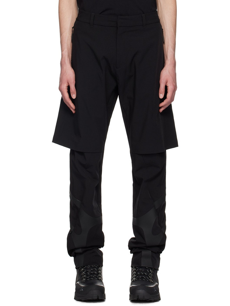 Black Layered Trousers 1