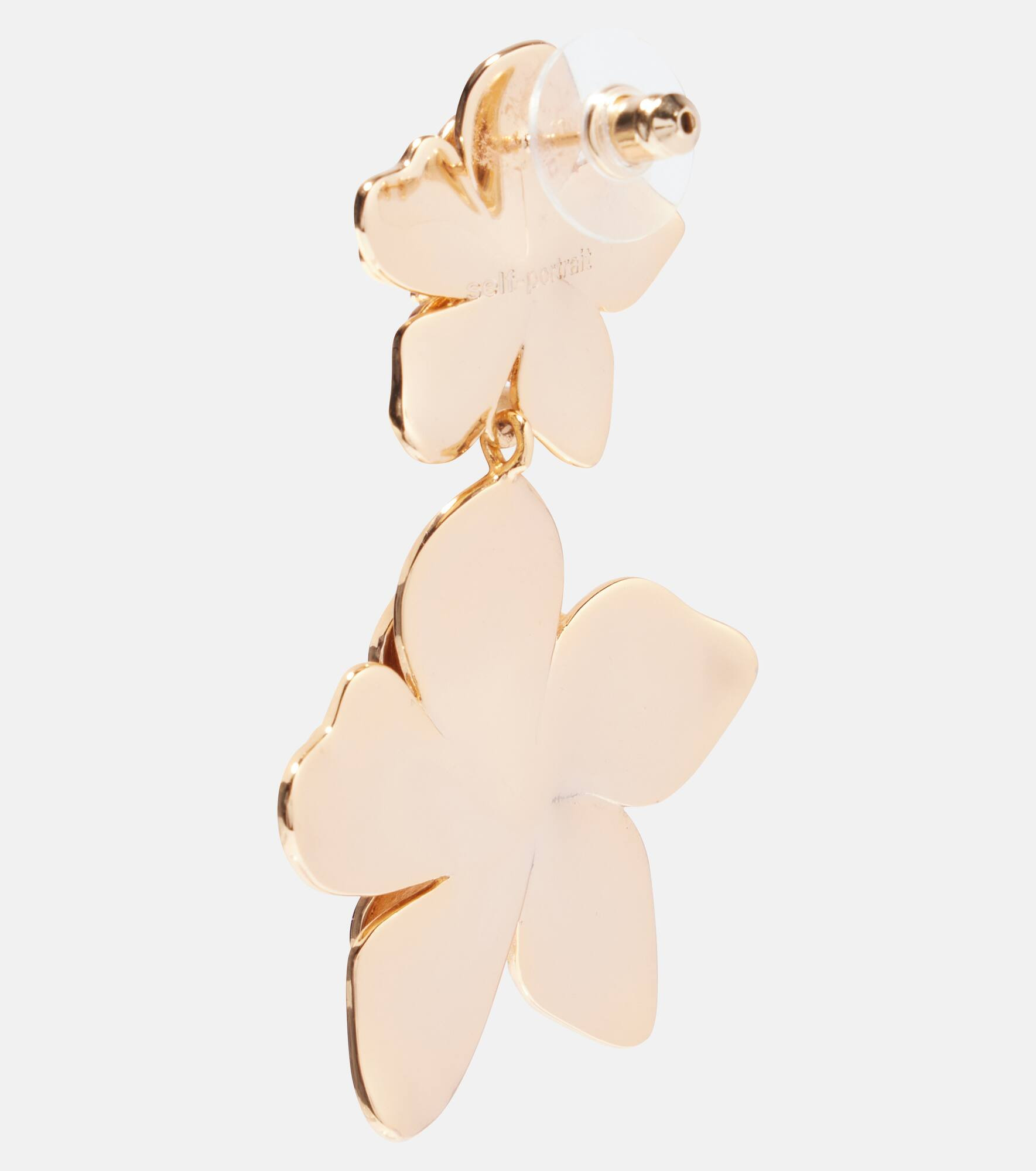 Flower drop earrings - 5