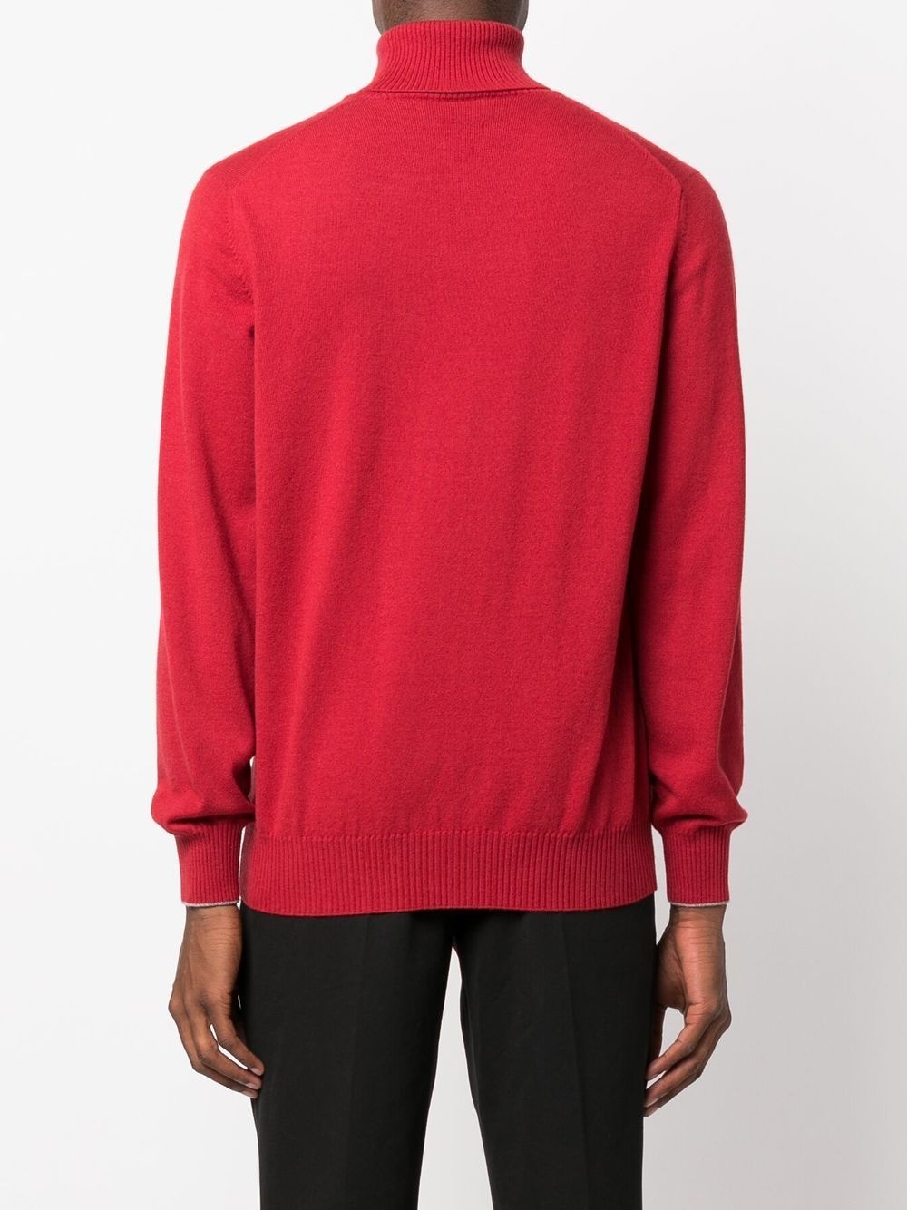 roll-neck cashmere jumper - 4