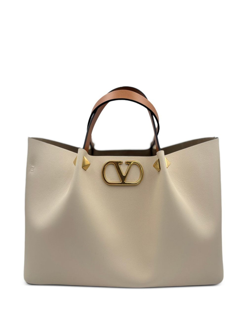 logo-appliqué tote bag 1