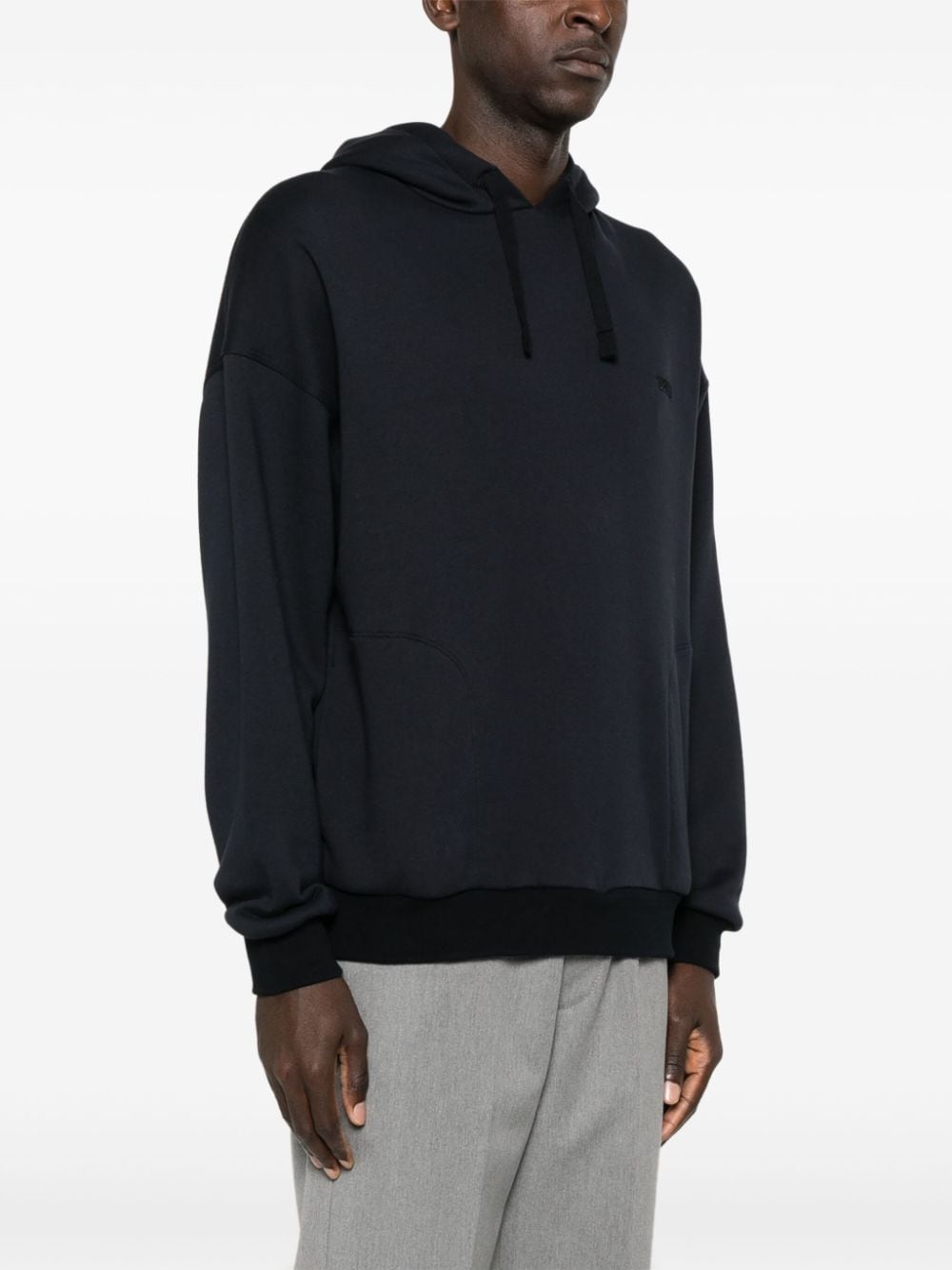 logo-embroidered sweatshirt - 3