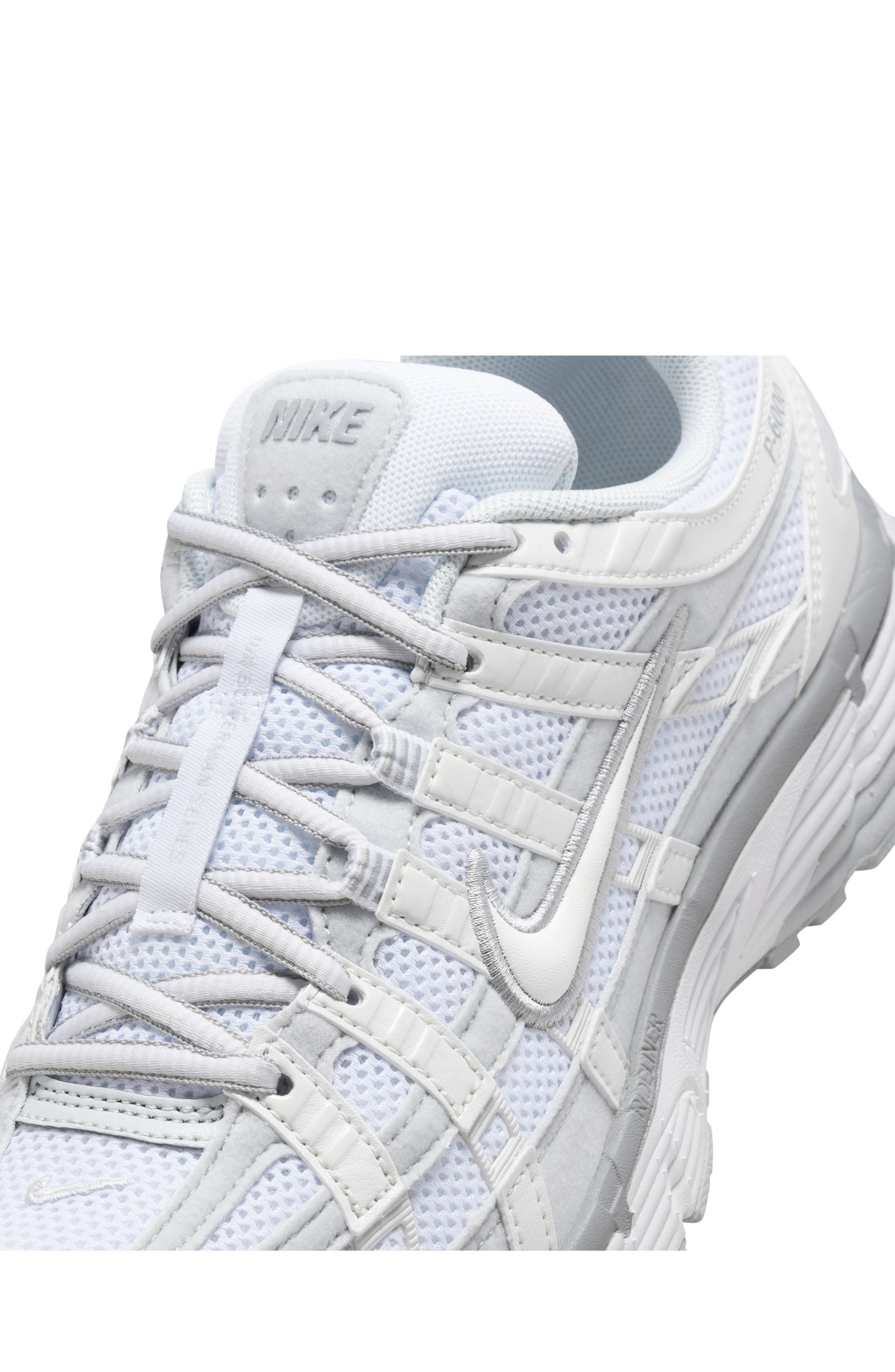 Nike P-6000 Sneaker in Metallic Summit White/White at Nordstrom - 7