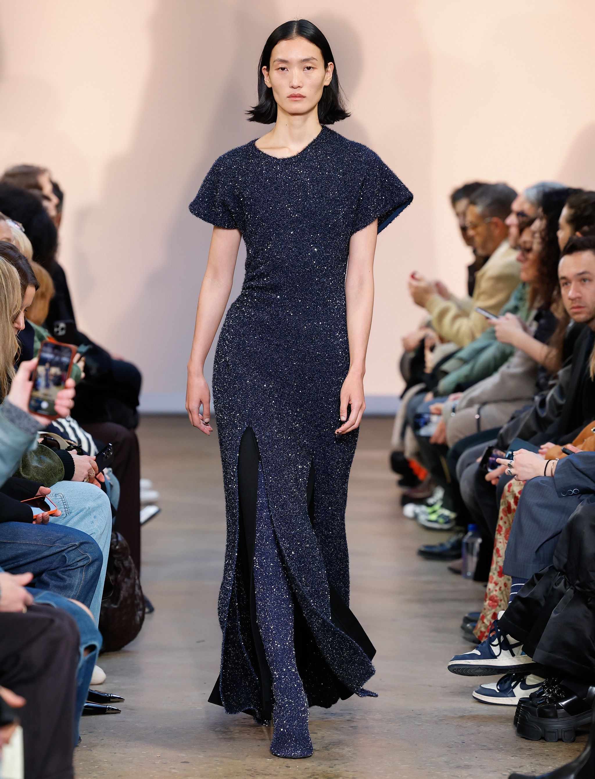 Proenza Schouler Technical Sequin Knit Dress - R2347102BKY302410 |  REVERSIBLE