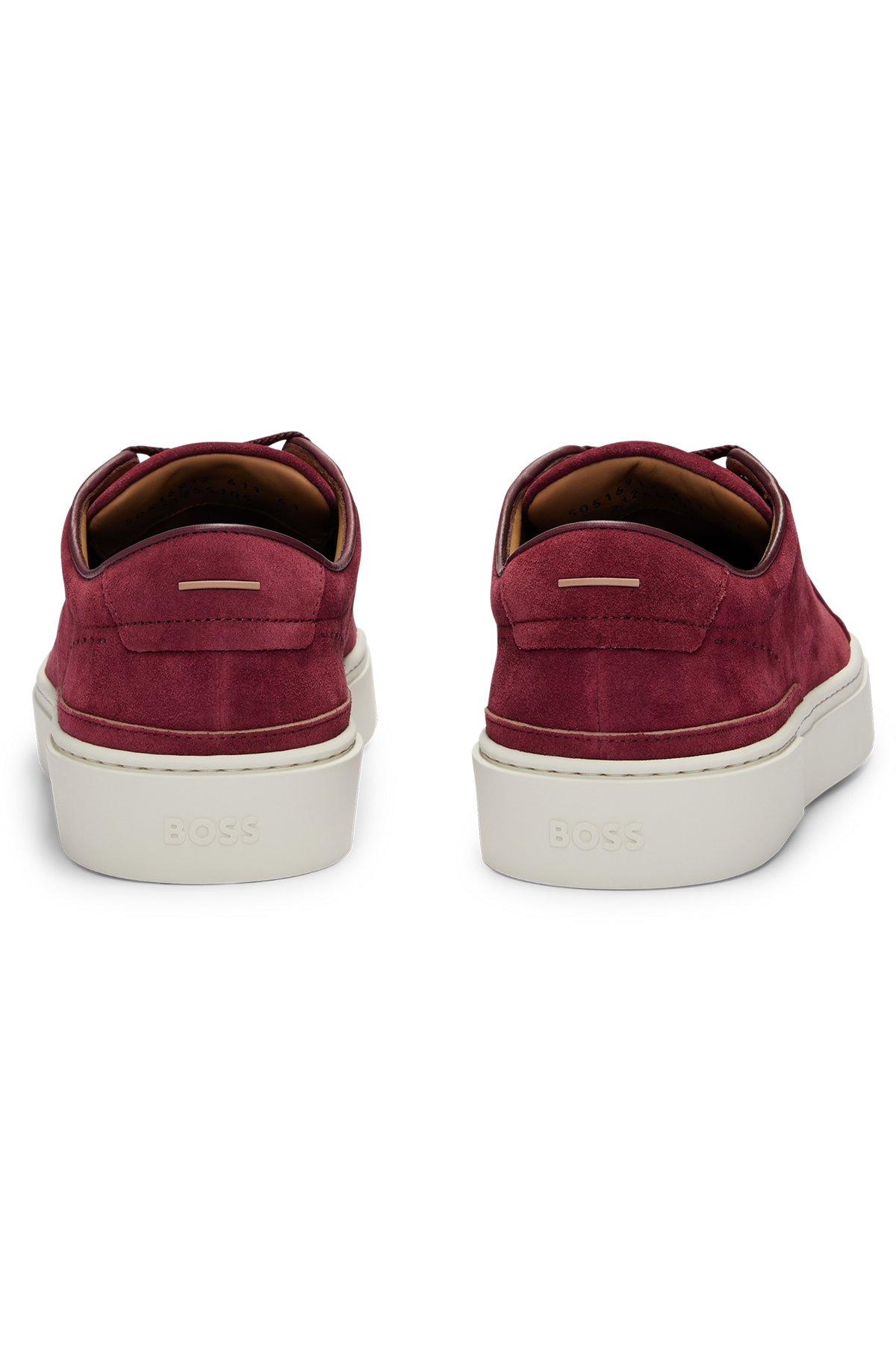 GARY SUEDE LOW-TOP TRAINERS WITH BRANDED LACE LOOP - 5