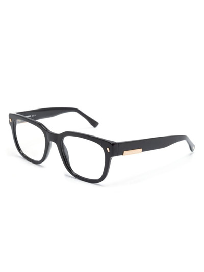 DSQUARED2 glossy square-frame glasses outlook