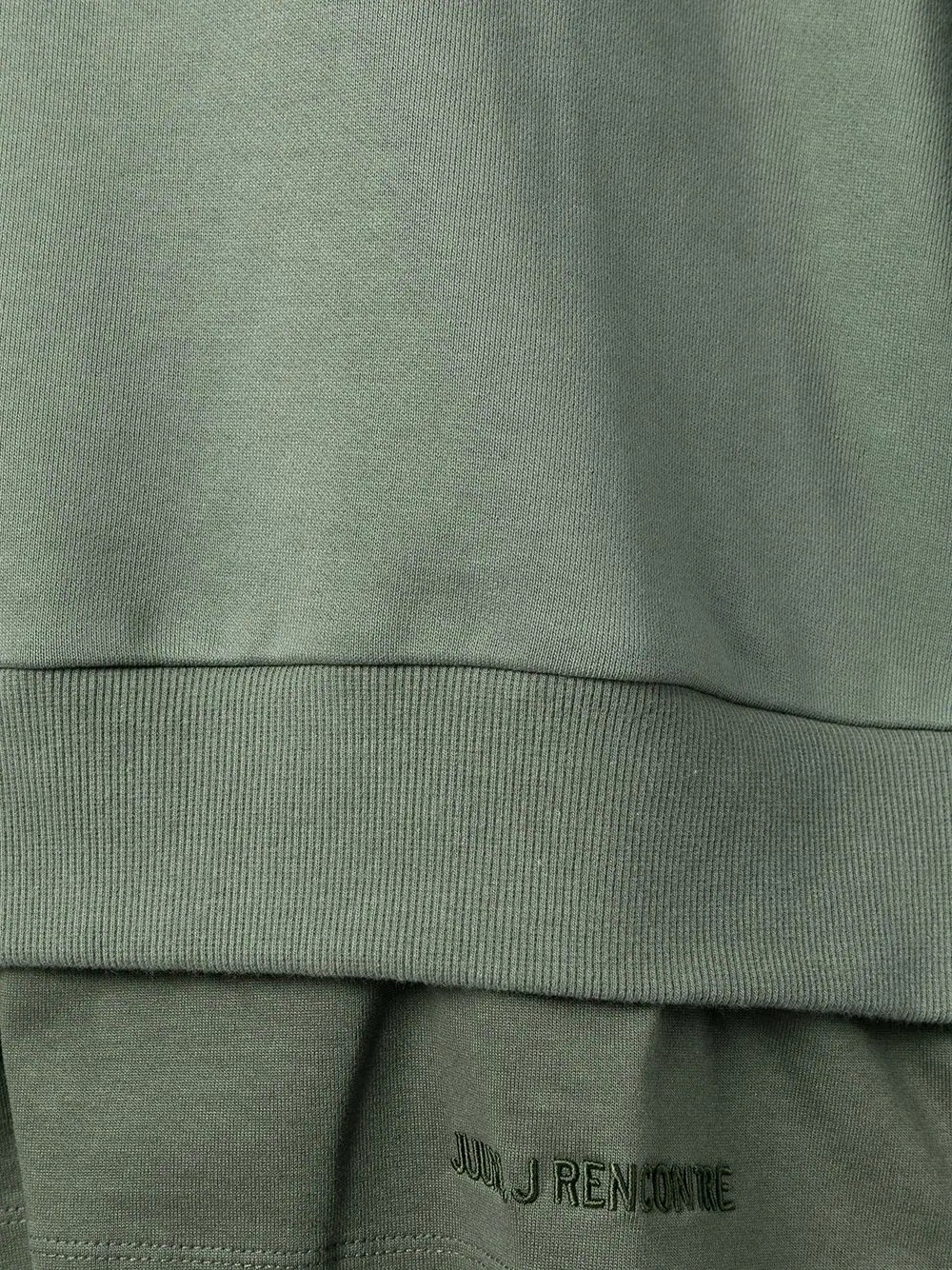 tonal layered sweatshirt - 5