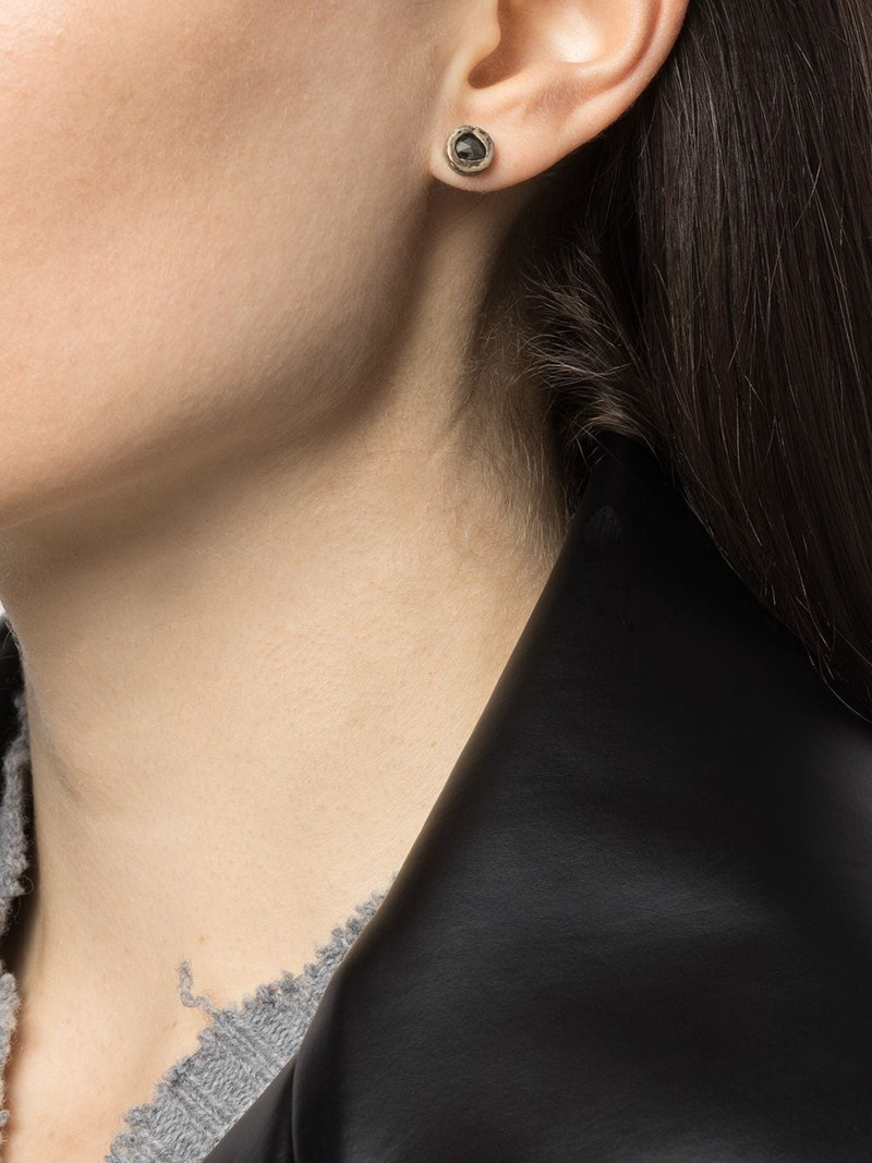 Parts of Four diamond stud single earring outlook