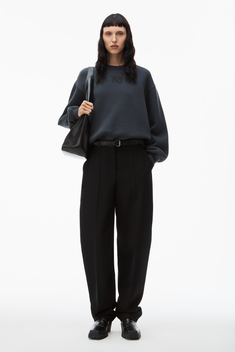 Alexander Wang puff logo sweatshirt in terry outlook