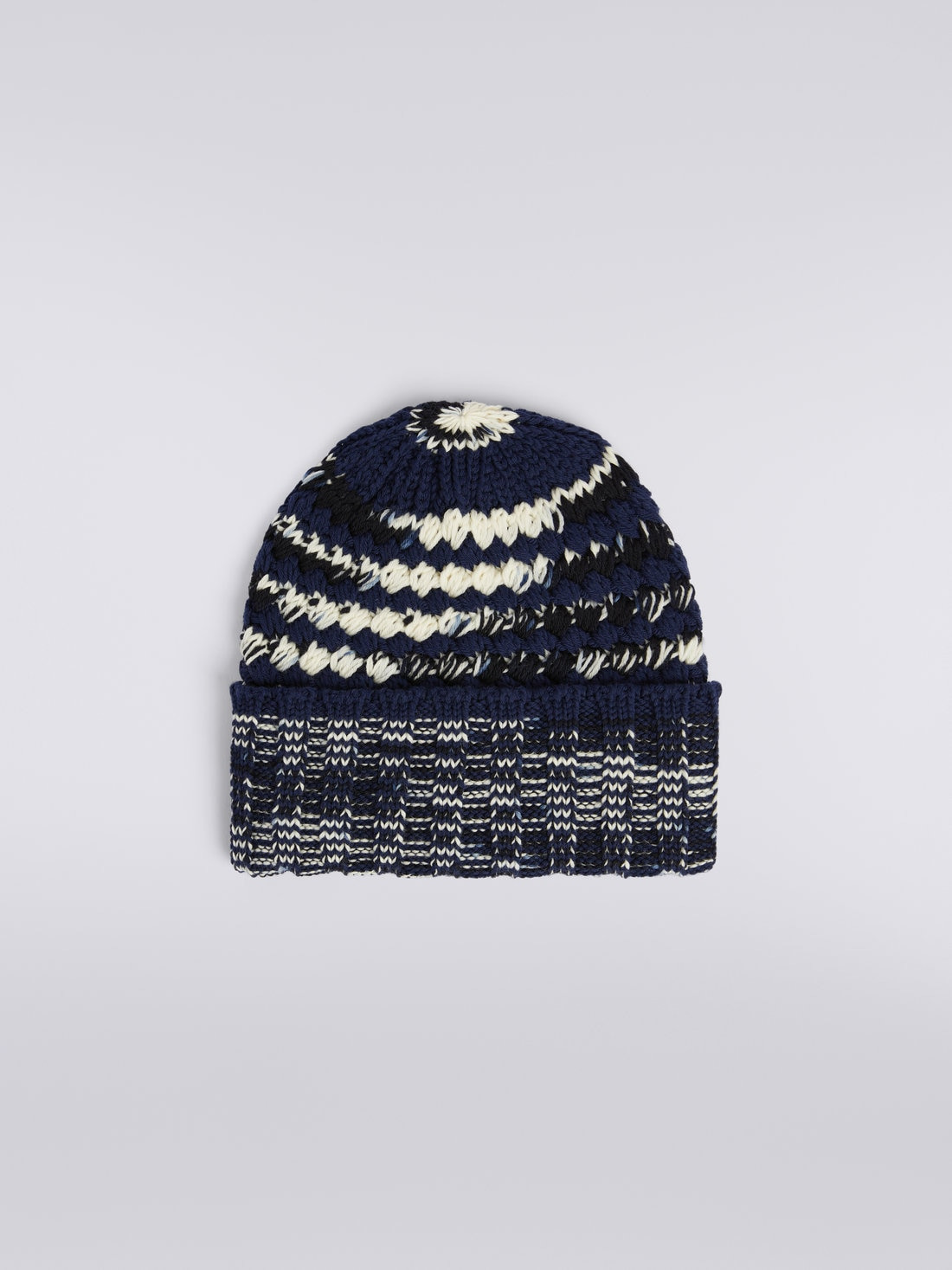 Wool knit hat - 1