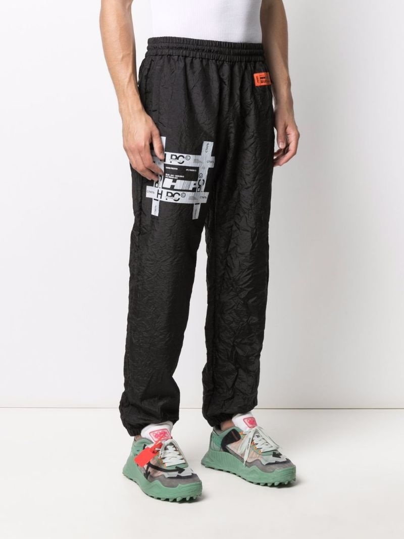 logo-patch track pants - 3
