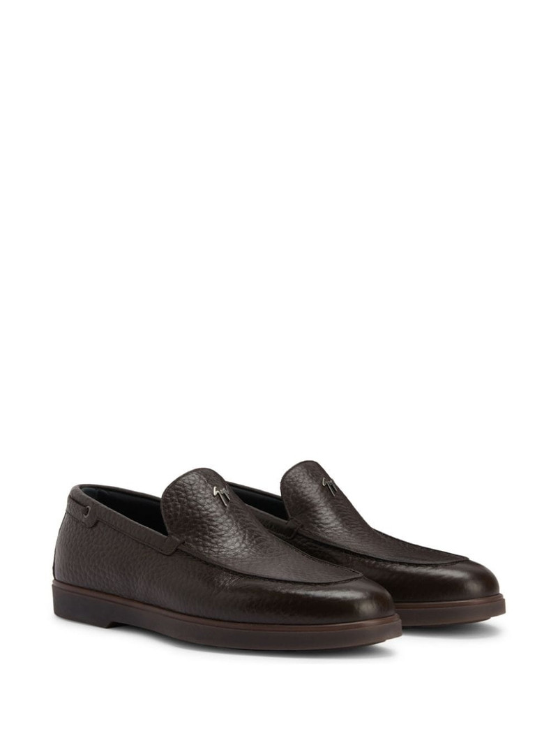 Giuseppe Zanotti The Maui leather slip-on loafers outlook