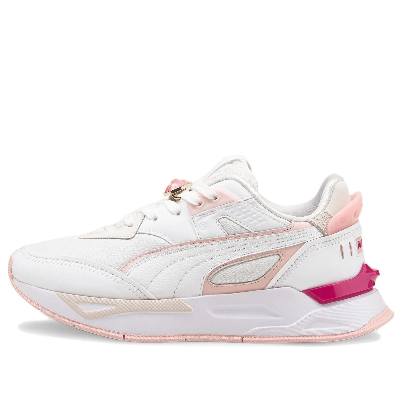 (WMNS) PUMA Mirage Sport Crystal.G 'White Pink' 383321-01 - 1