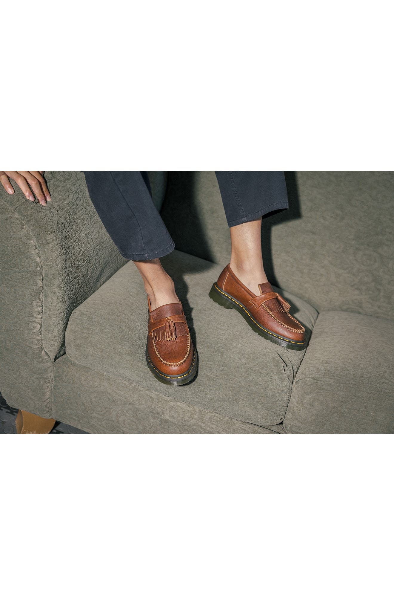 Dr. Martens Adrian Kiltie Tassel Loafer in Cashew Ambassador at Nordstrom - 8
