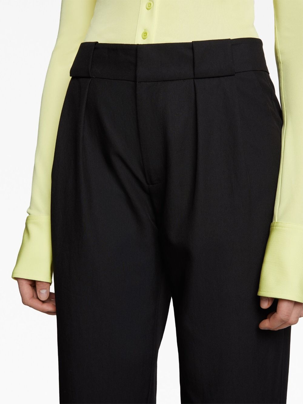 pleat-detail tailored trousers - 5