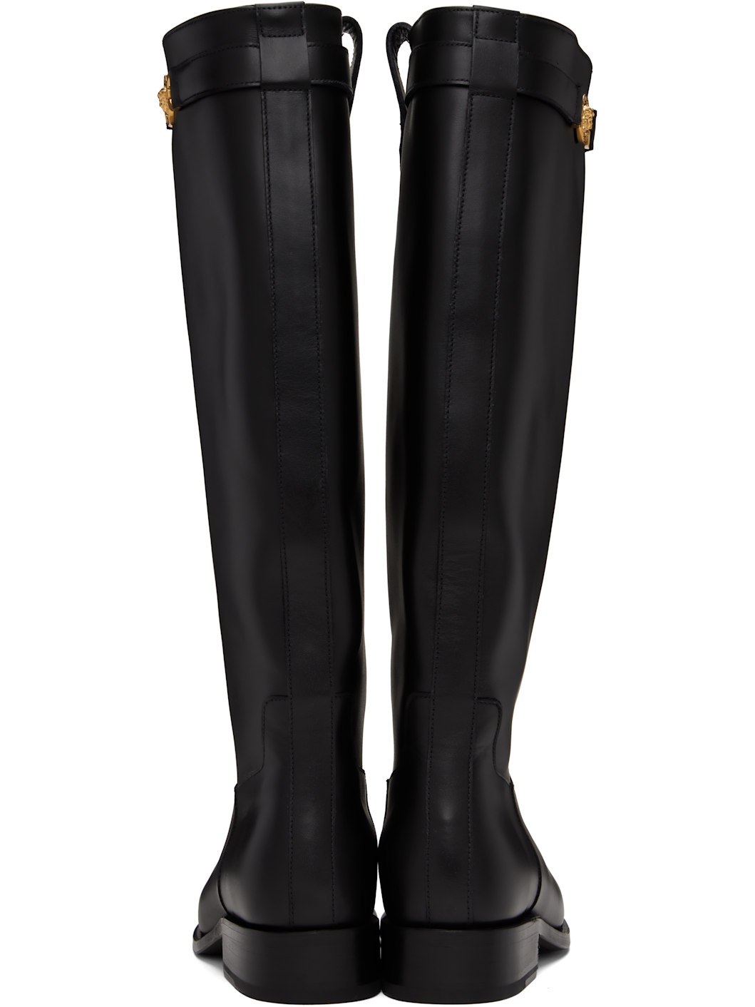 Black Medusa  95 Knee High Tall Boots - 2
