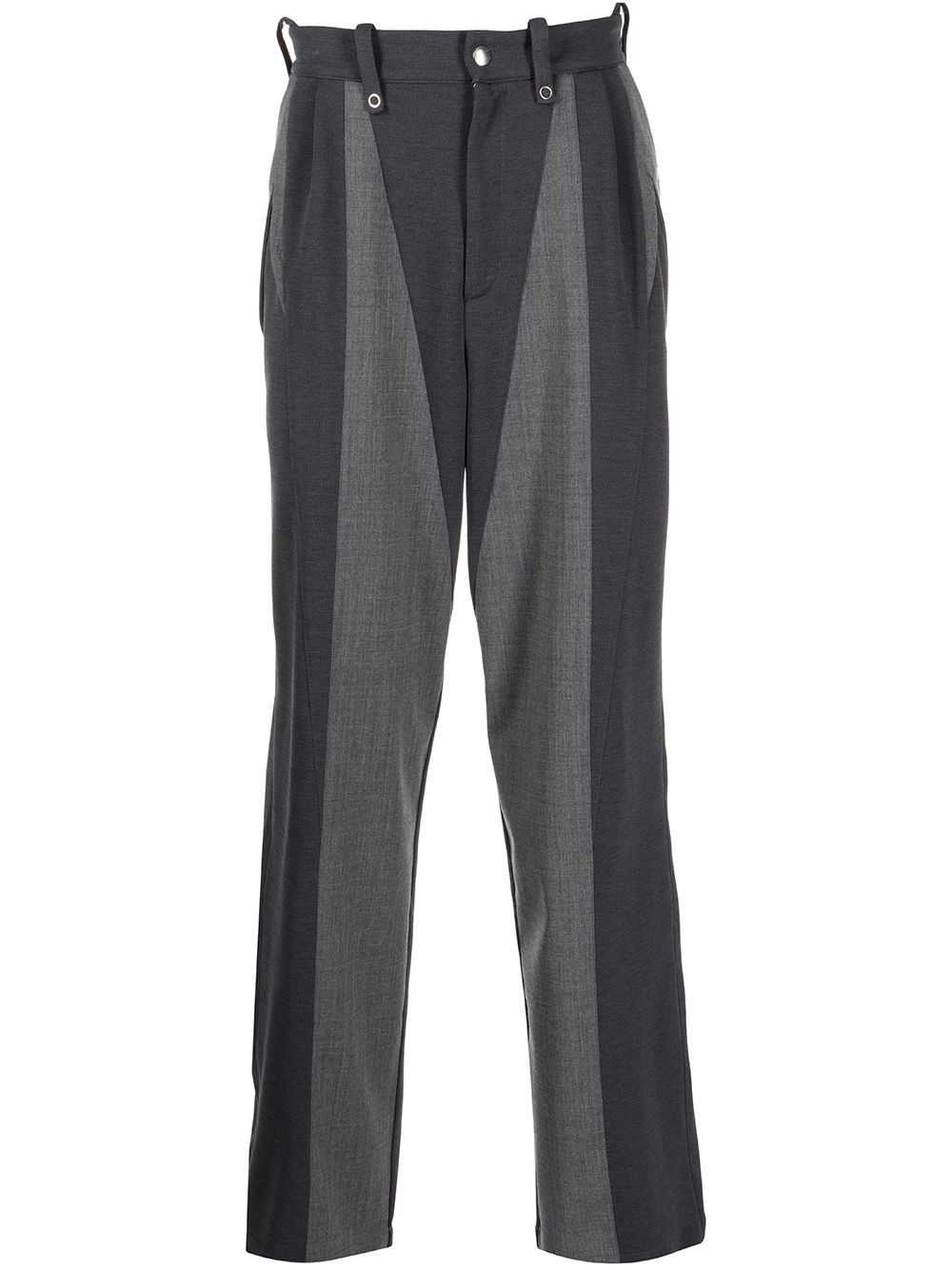 straight leg trousers - 1