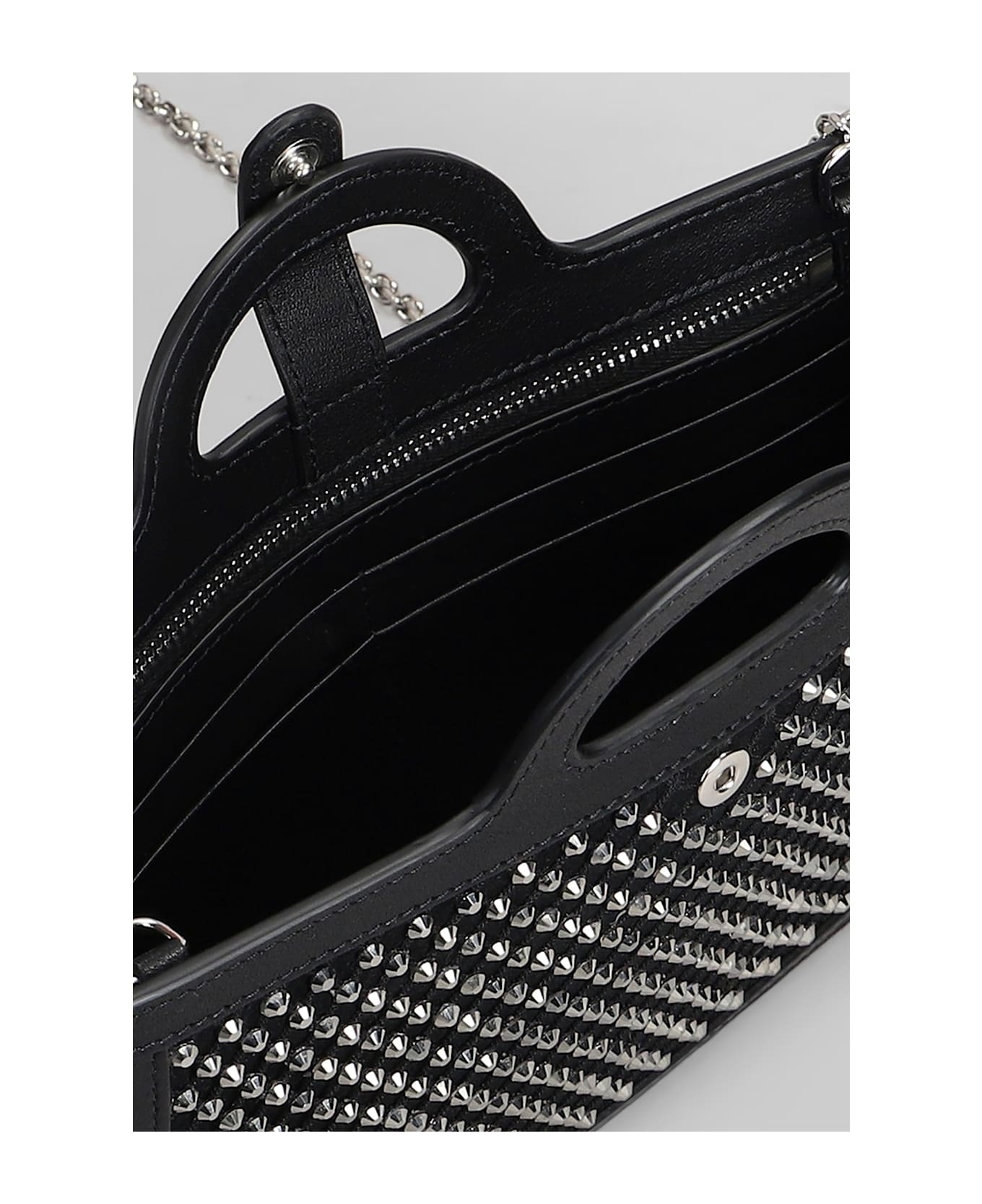 Shoulder Bag In Black Leather - 4