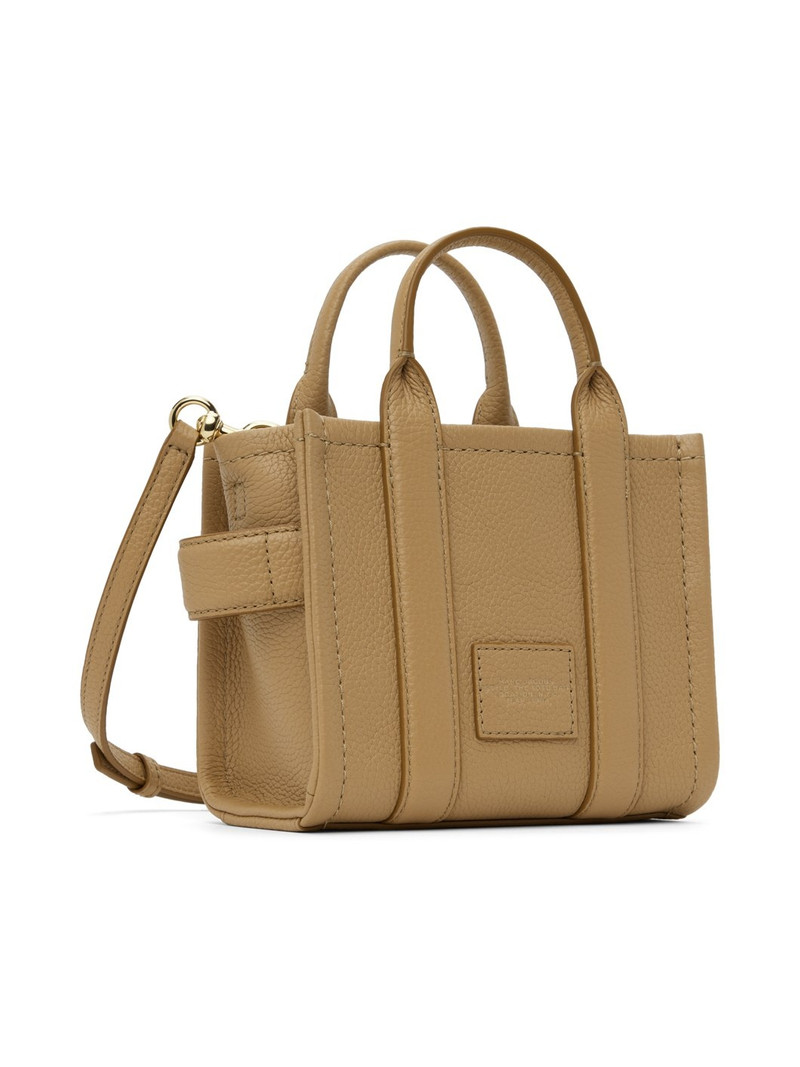 Taupe 'The Leather Crossbody' Tote 3