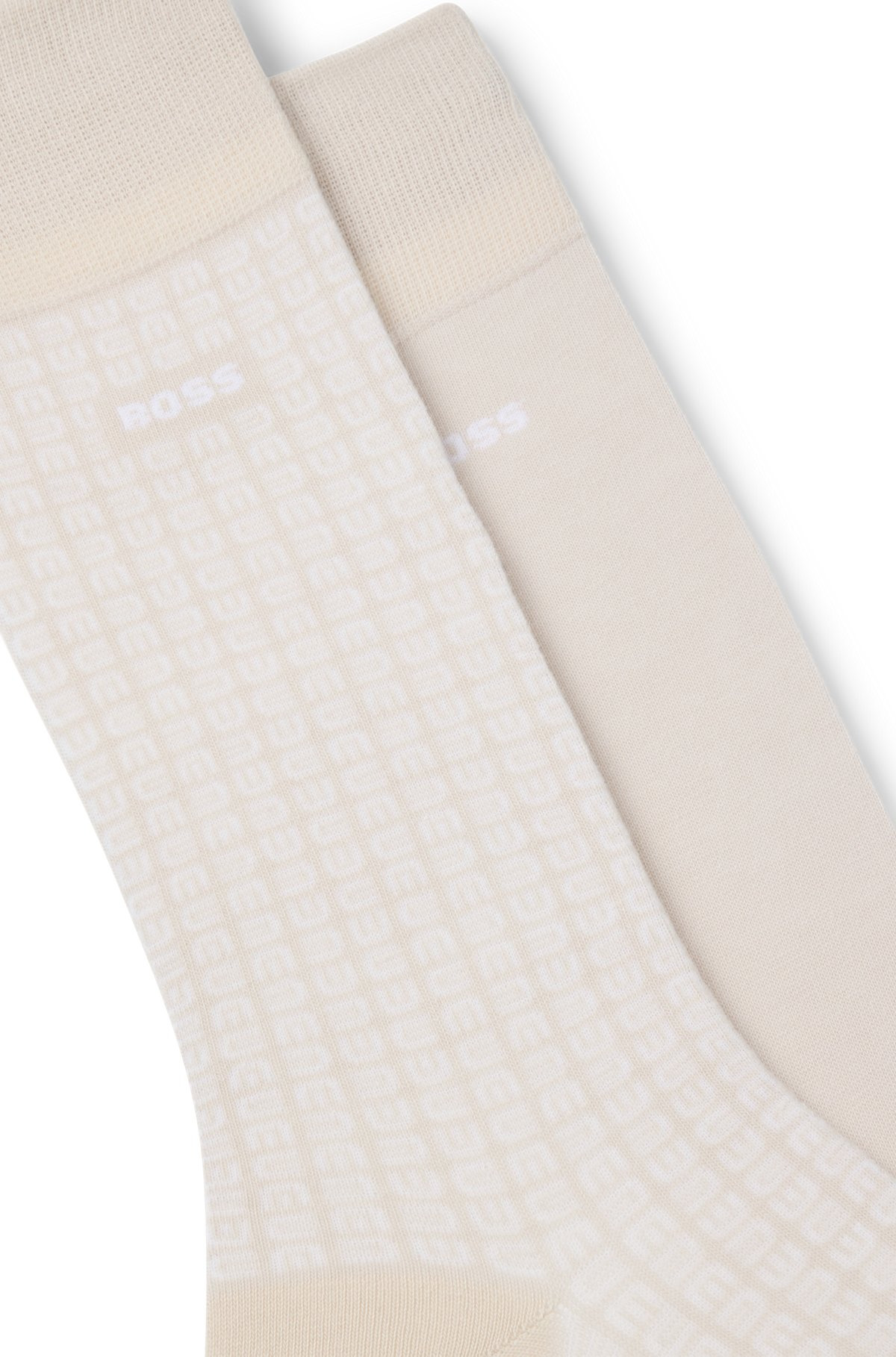TWO-PACK OF REGULAR-LENGTH SOCKS IN COTTON BLEND - 2