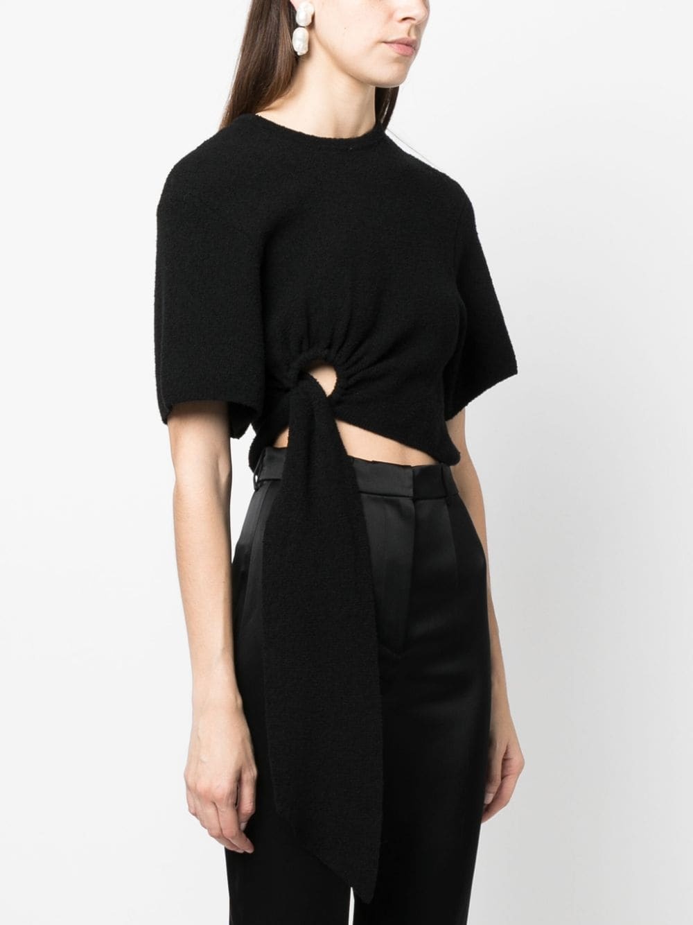 Davita asymmetric terrycloth top - 3