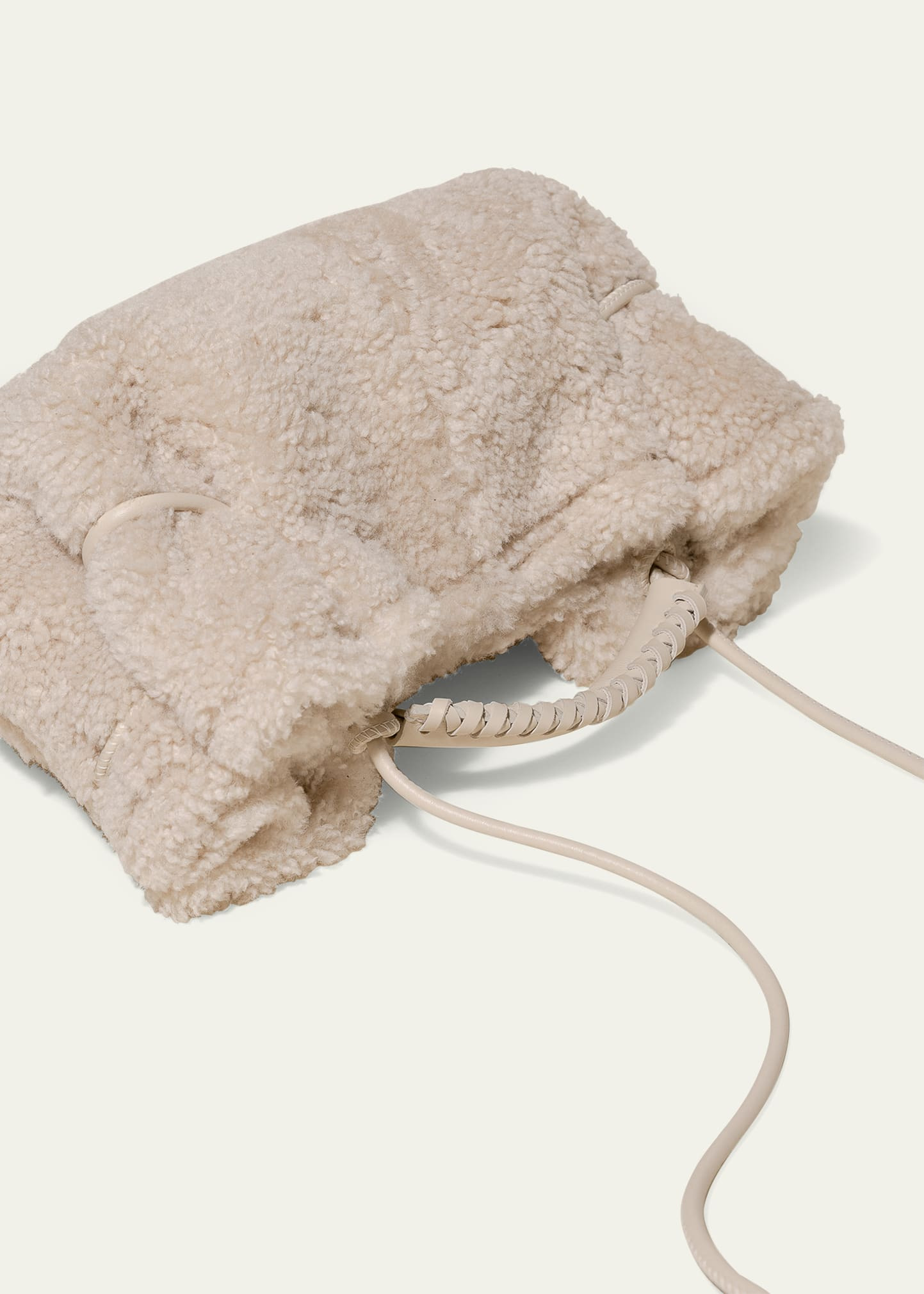 Arta Mini Shearling Top-Handle Bag - 3
