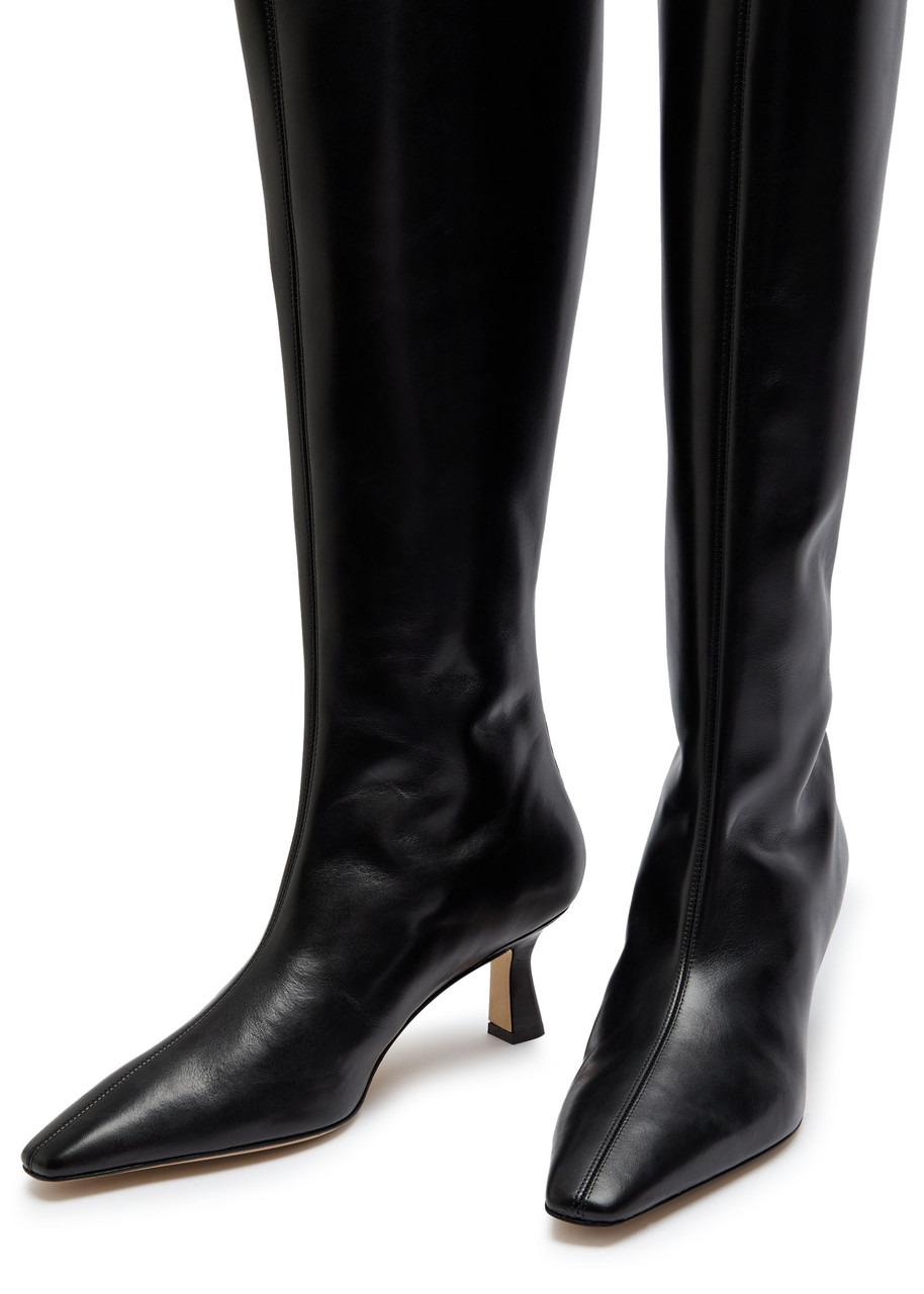 Aeyde Klea 60 Leather Knee-high Boots - 3