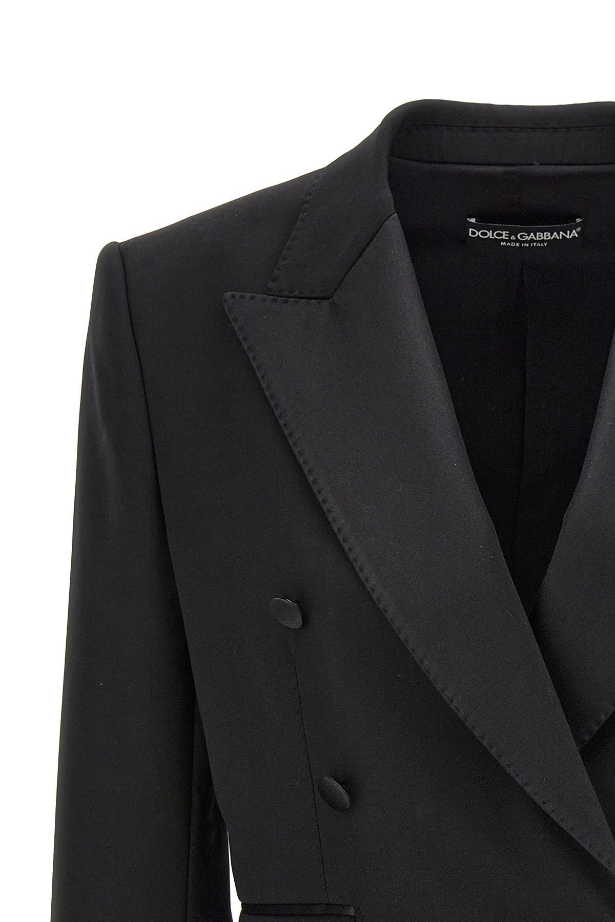 Dolce & Gabbana Women 'Tuxedo' Crop Blazer - 4