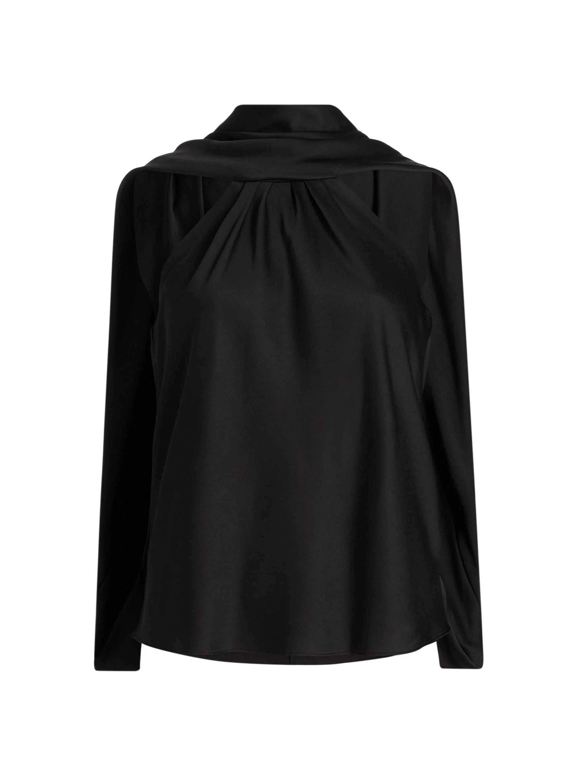Women's Scarlett Cape Top - Black - 1