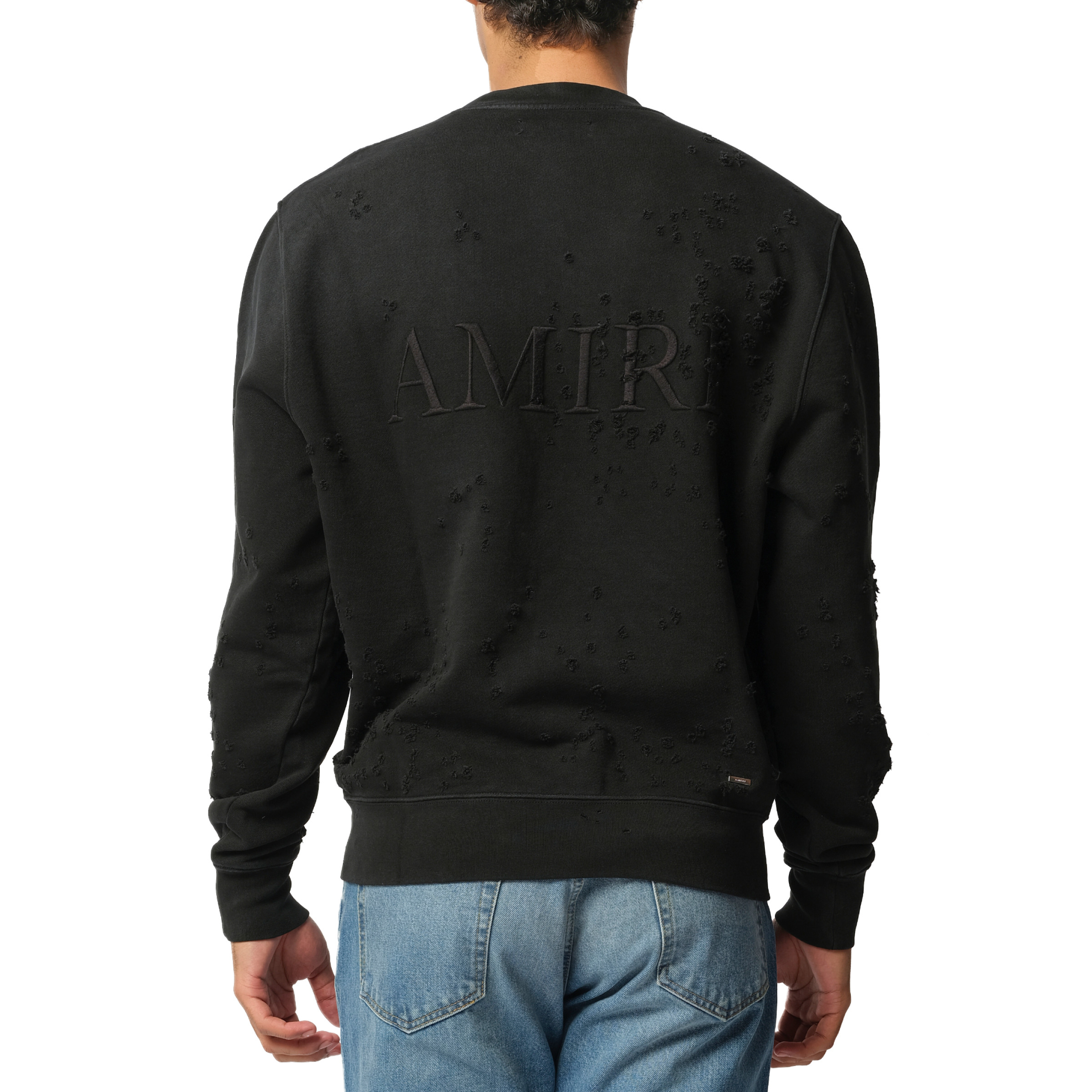 MA Shotgun Embroidered Sweatshirt in Black - 6