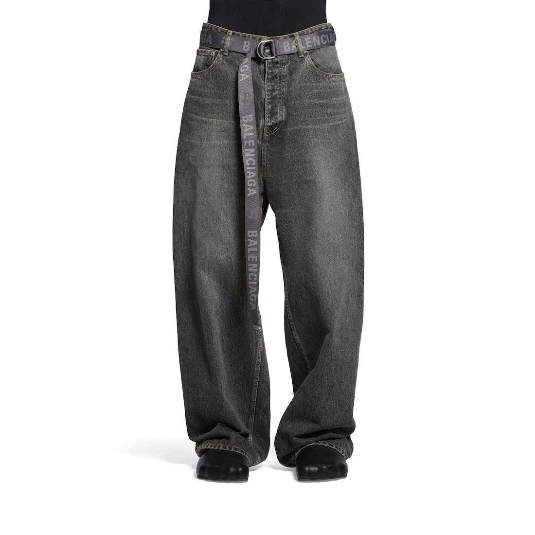 Men's D Ring Belt in Blue - 3
