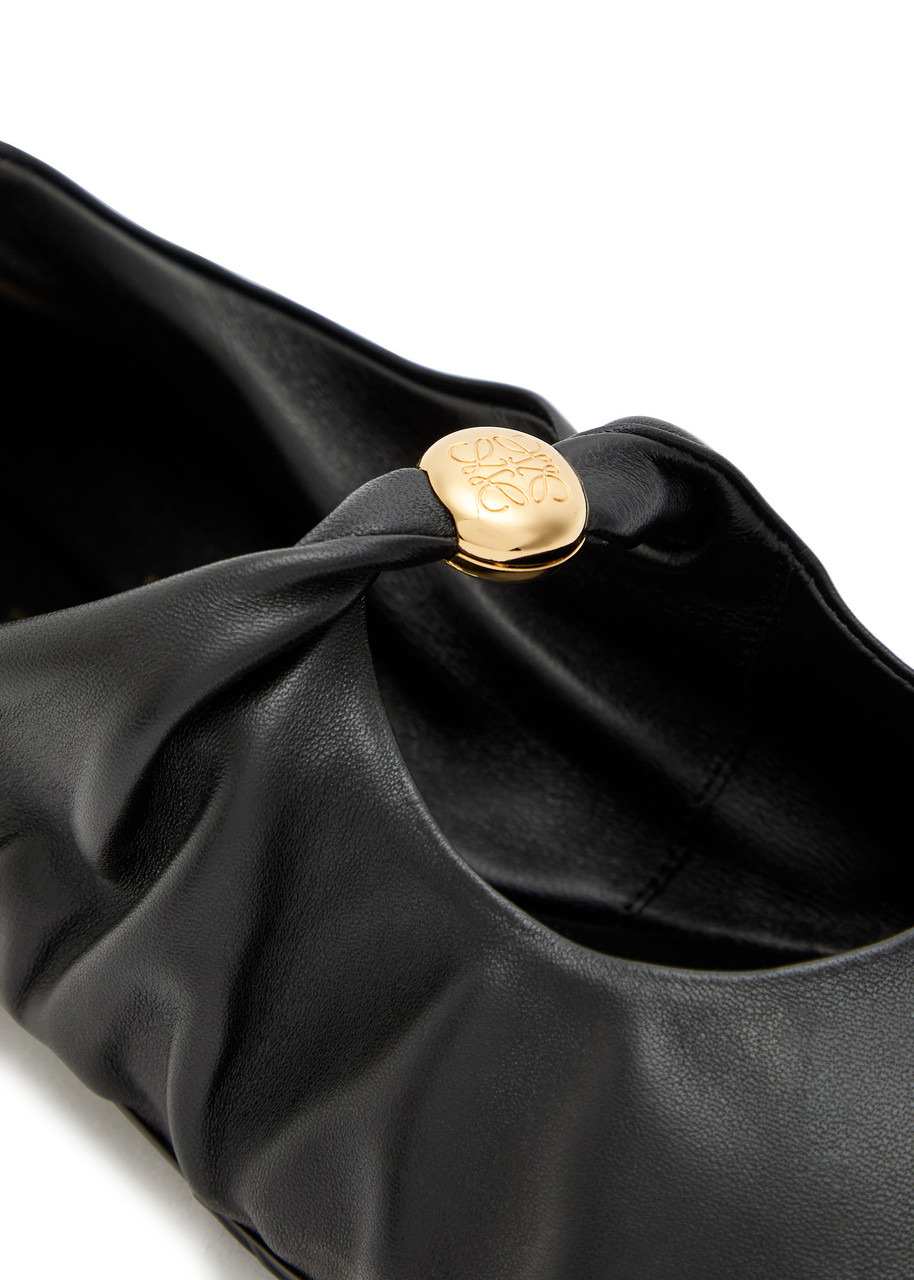 Loewe Pebble Leather Ballet Flats - 4