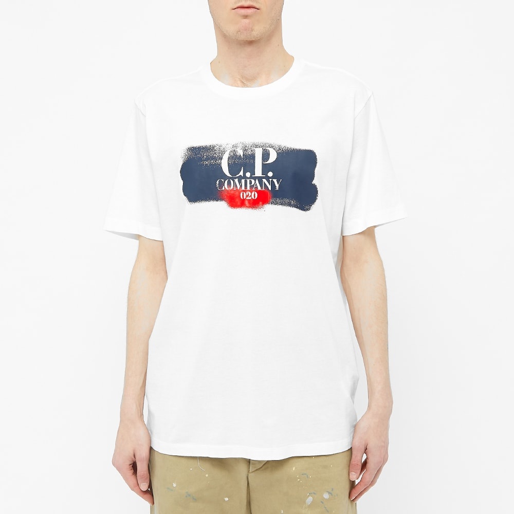 C.P. Company Spray Logo Tee - 3