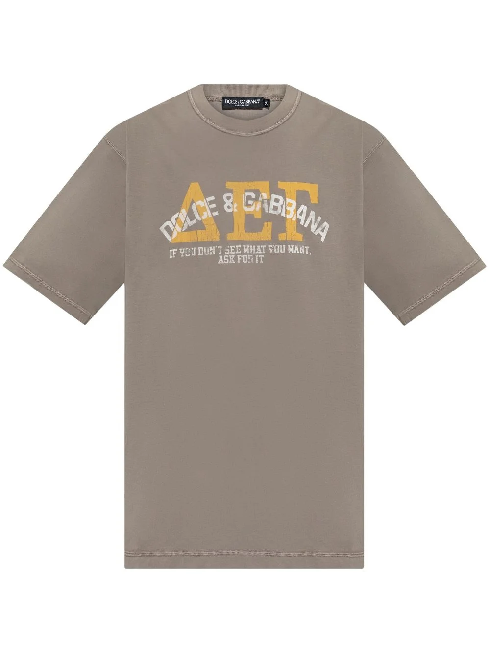 logo-print cotton T-shirt - 1