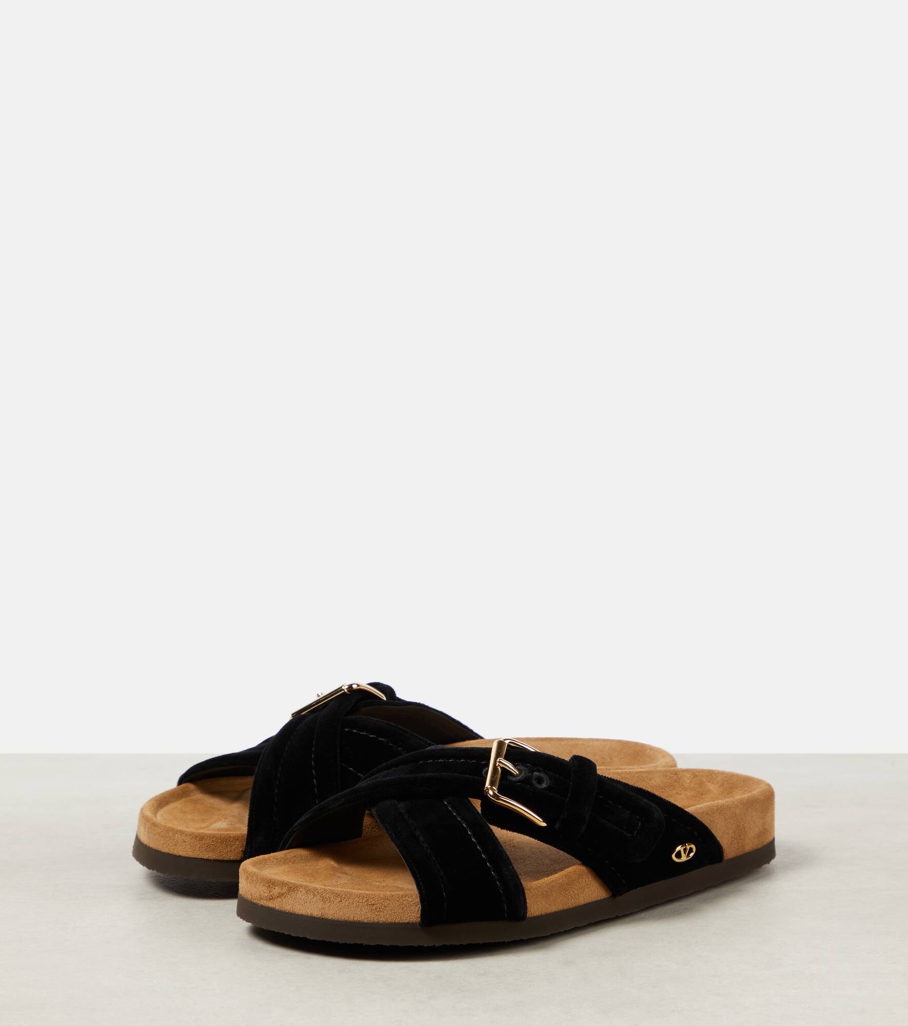 Fussfriend velvet sandals - 3