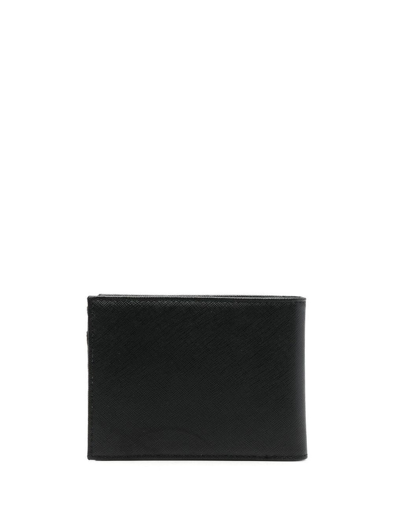 EMPORIO ARMANI logo-plaque bi-fold wallet outlook