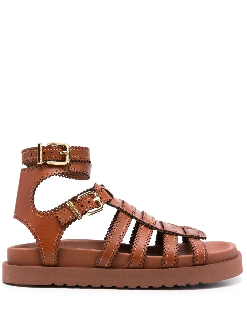 032C Sandals Brown - 1