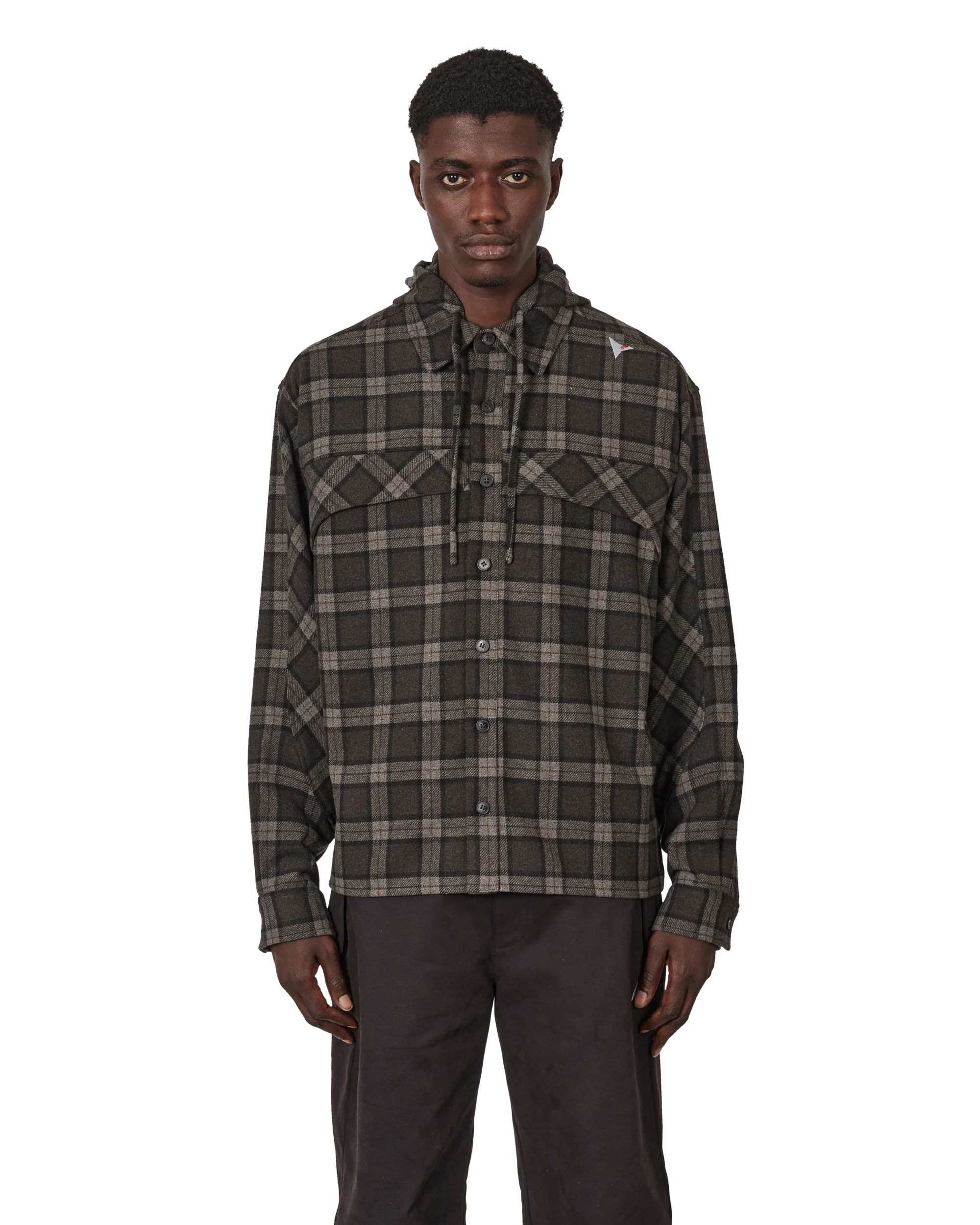 Logger Wool Check Long Sleeve Shirt - 1