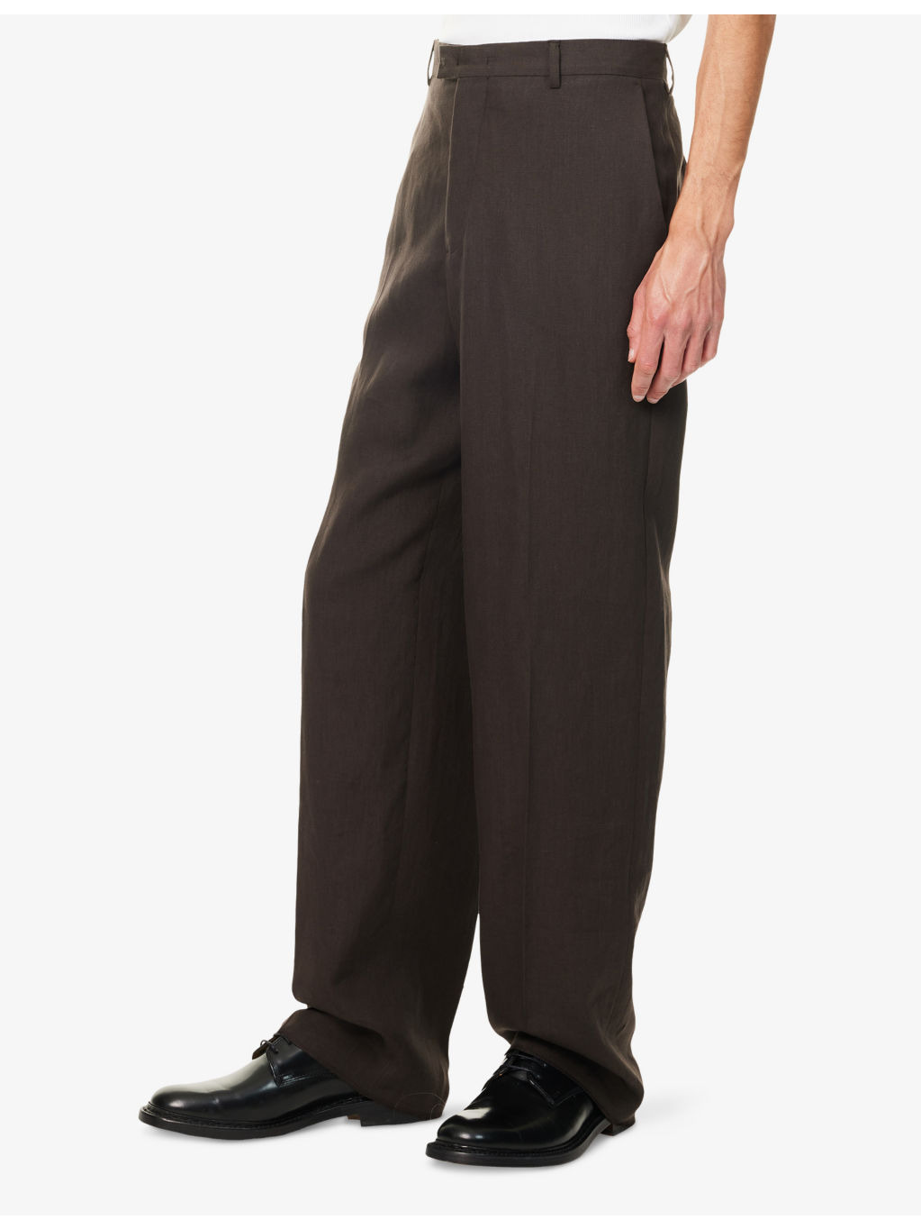 Formal Tailored Linen Trousers - 3