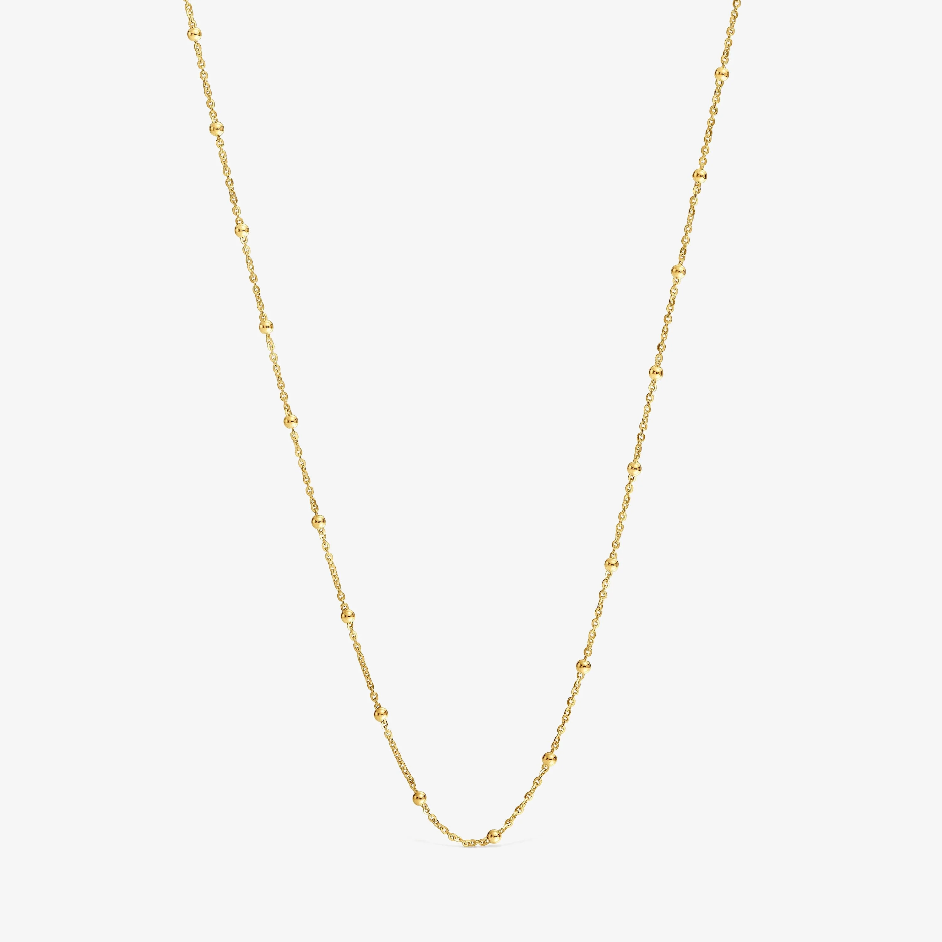 Choker with 18K gold vermeil and alternating balls measuring 60 cm TOUS Basics - 1