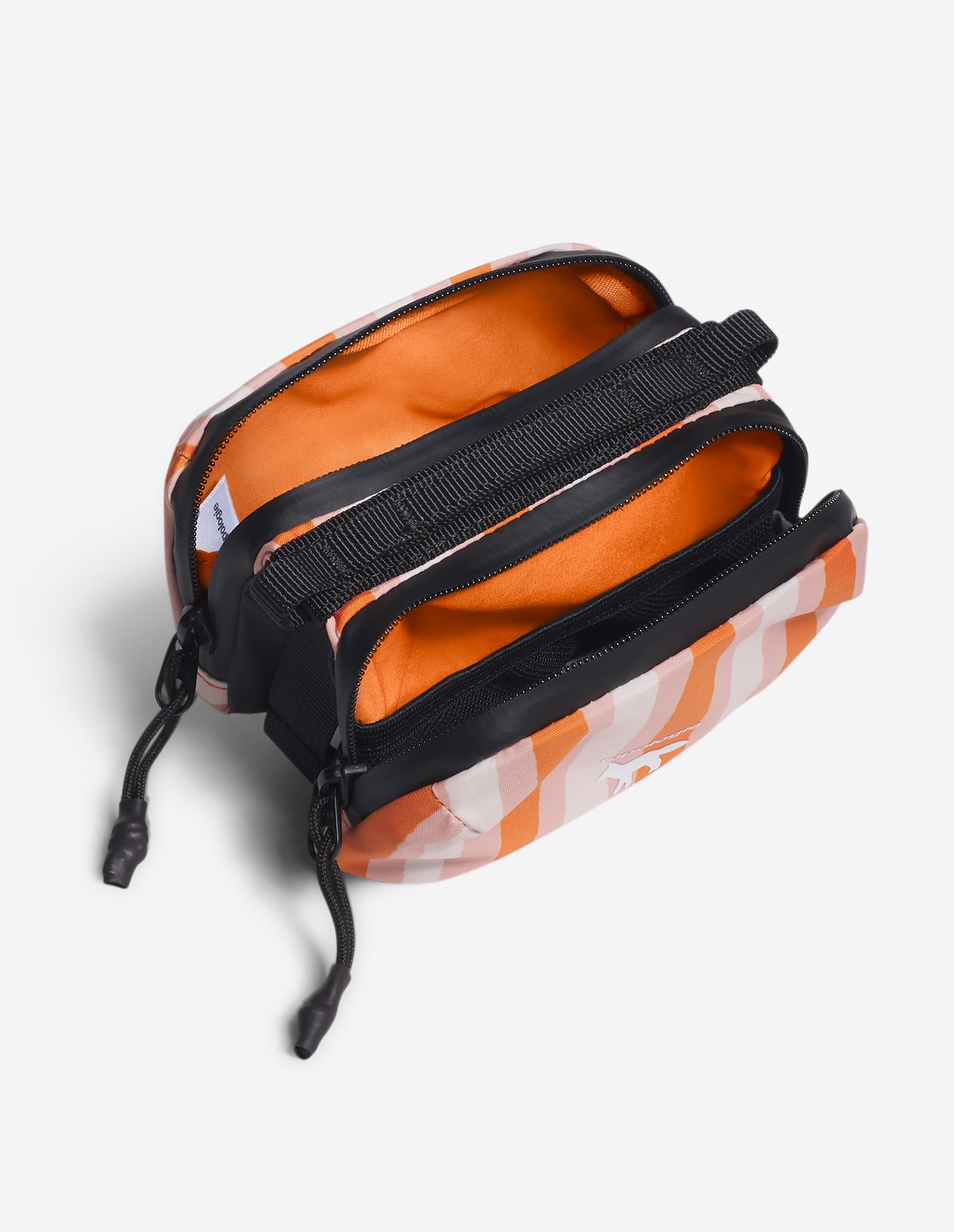 MAISON KITSUNE X TOPOLOGIE STRIPED MINI BOTTLE BAG - 6