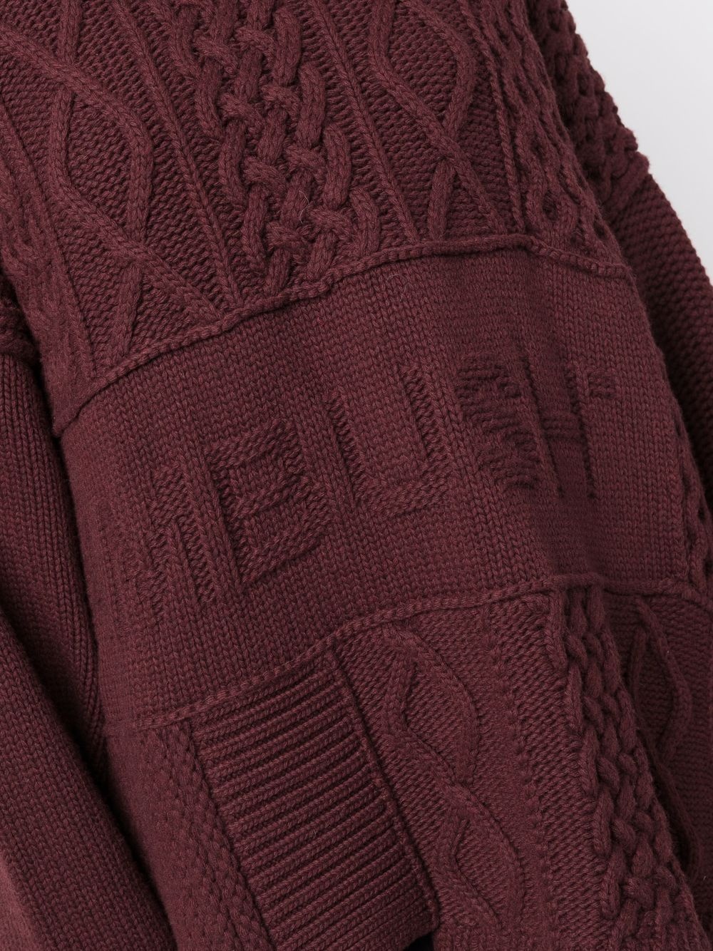 cable-knit jumper - 5