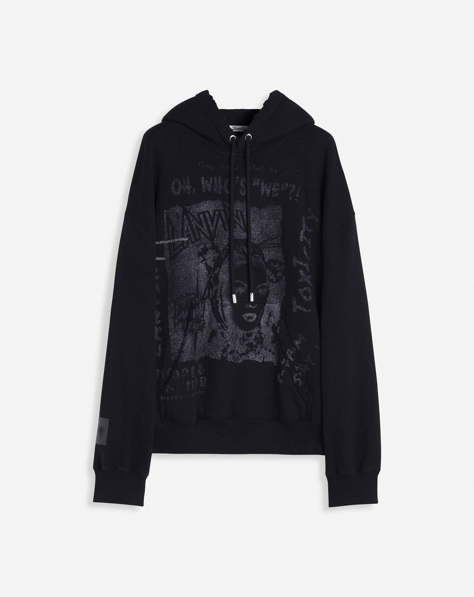 LANVIN X FUTURE UNISEX LOOSE-FIT PRINTED HOODIE - 1